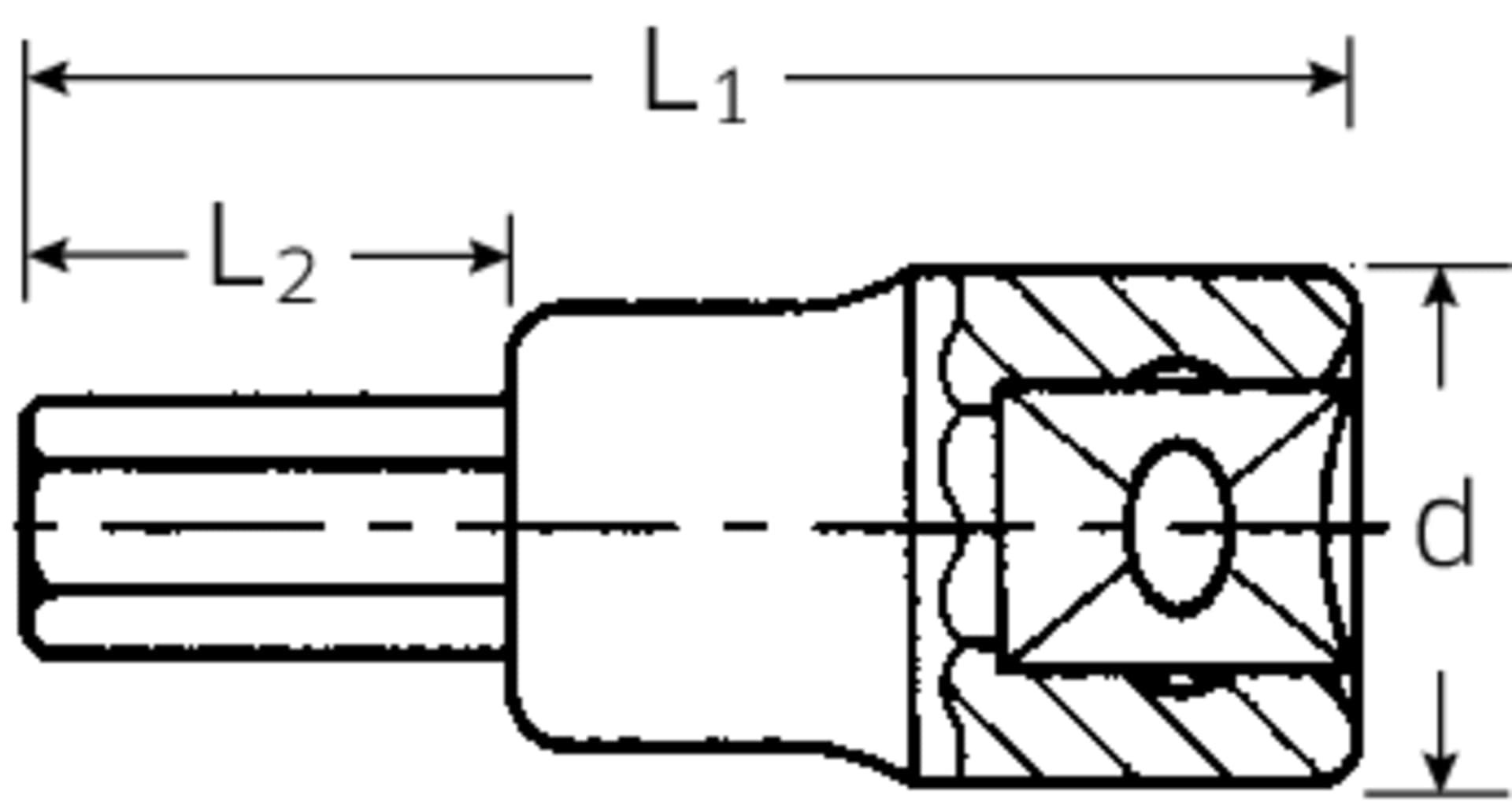 

Nasadka INHEX 3/8" 3mm STAHLWILLE
