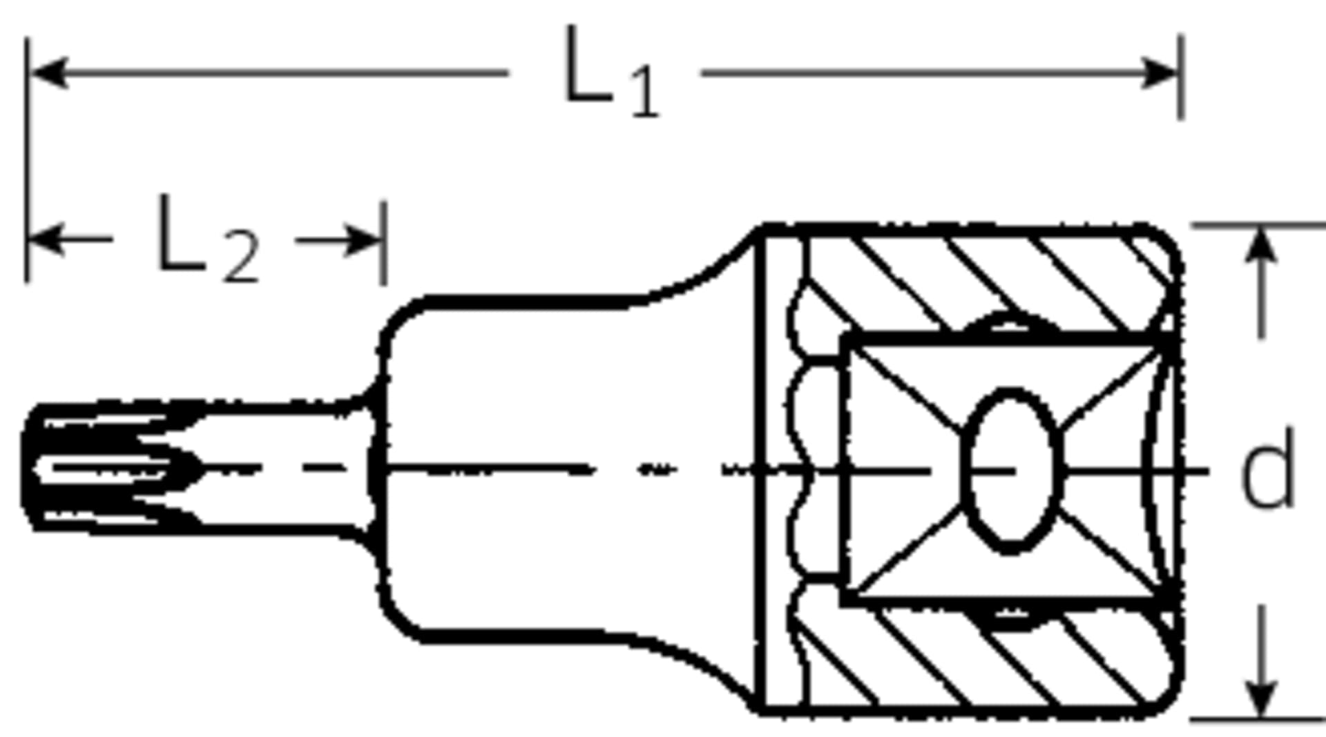 

Nasadka 3/8" wkrętakowa T9 TORX STAHLWILLE