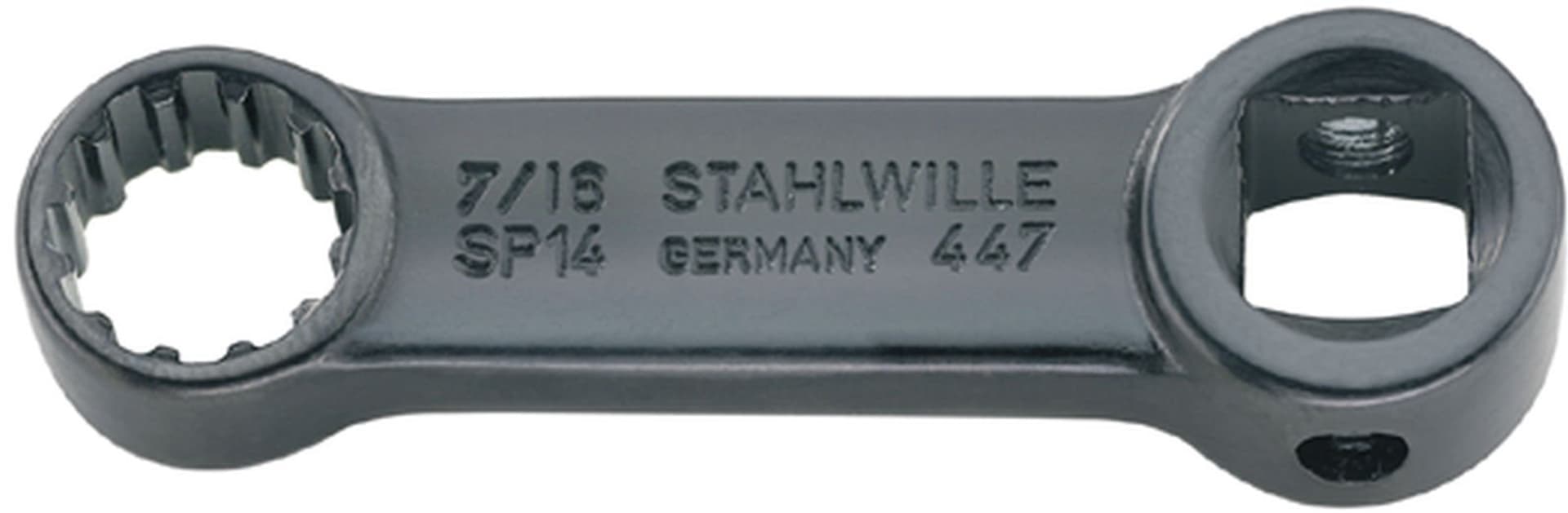 

Specjalna końcówka 3/8" 14mm=7/16" SPLINE DRIVE STAHLWILLE