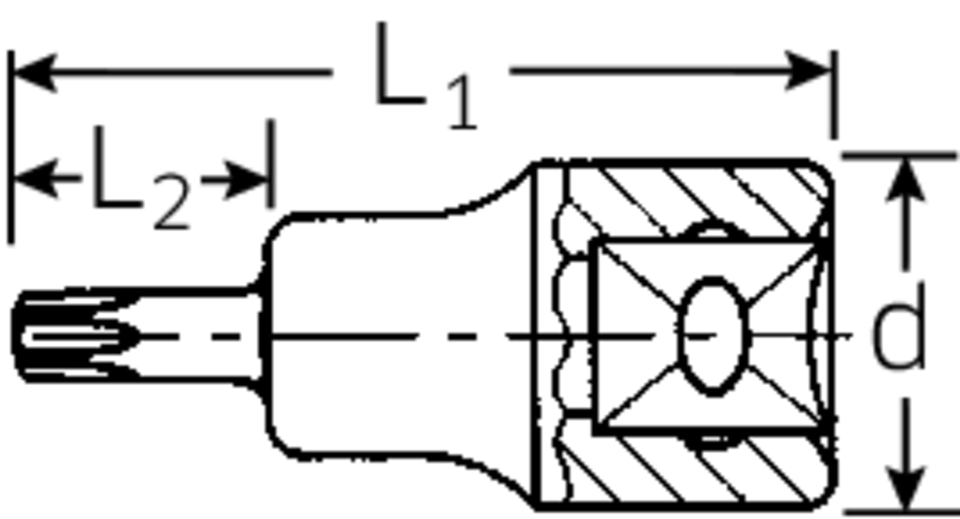 

Nasadka wkrętakowa 1/2" T60 TORX STAHLWILLE