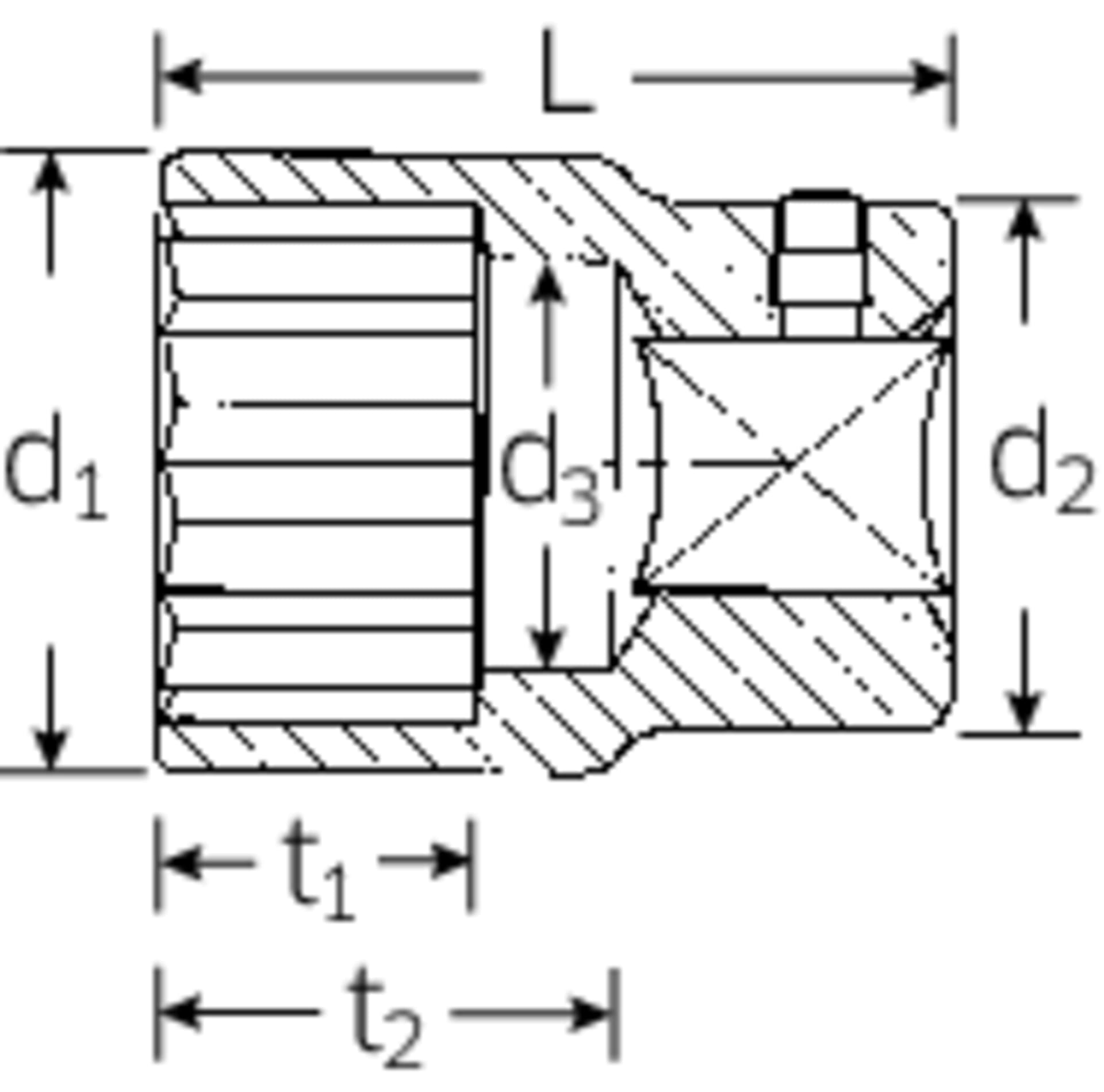 

Nasadka 1" 32mm, 12-kątna, krótka STAHLWILLE