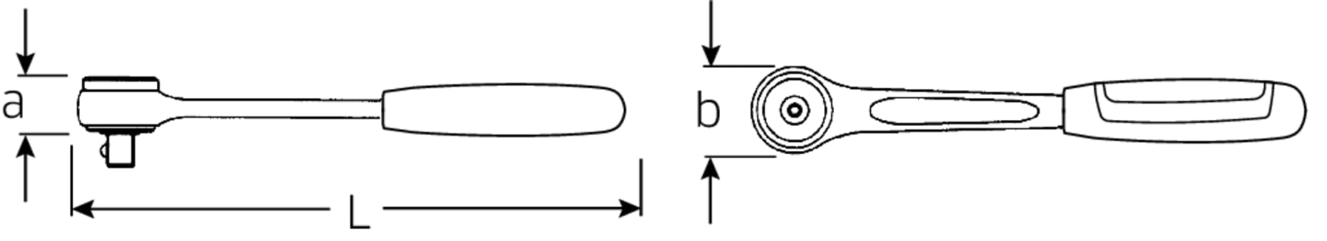 

Grzechotka 3/8", rękojeść 2K STAHLWILLE