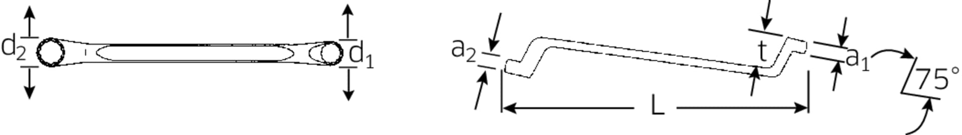 

Klucz oczkowy dwustronny 30x32mm głębokoodsadzony, STABIL STAHLWILLE
