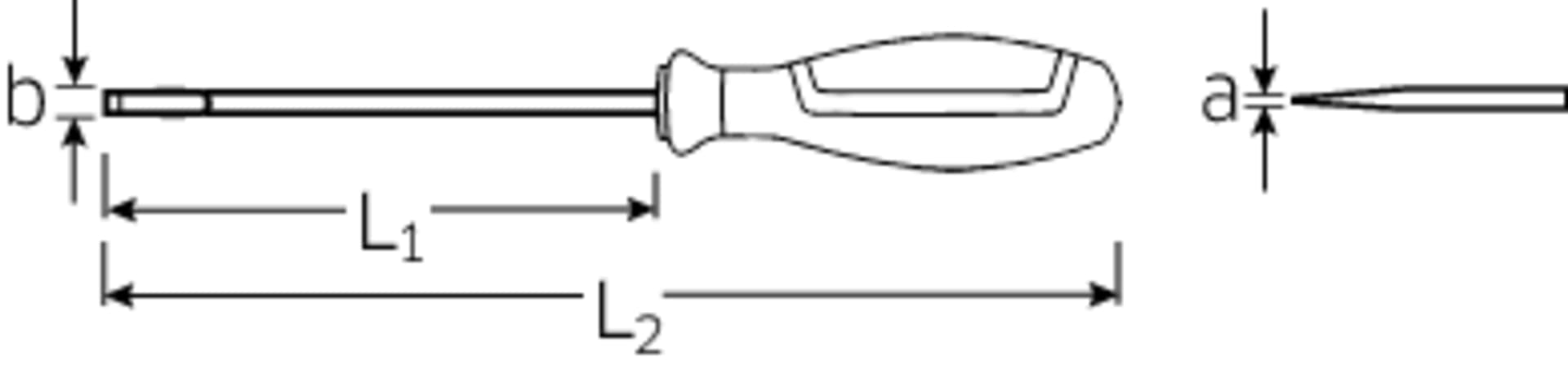 

Wkrętak płaski 0,6x3,5x100mm DRALL+ dla elektryków STAHLWILLE