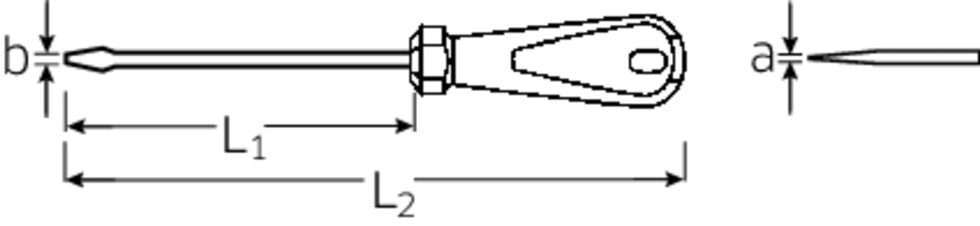 

Wkrętak płaski 0,8x4,0x100mm 3K DRALL STAHLWILLE