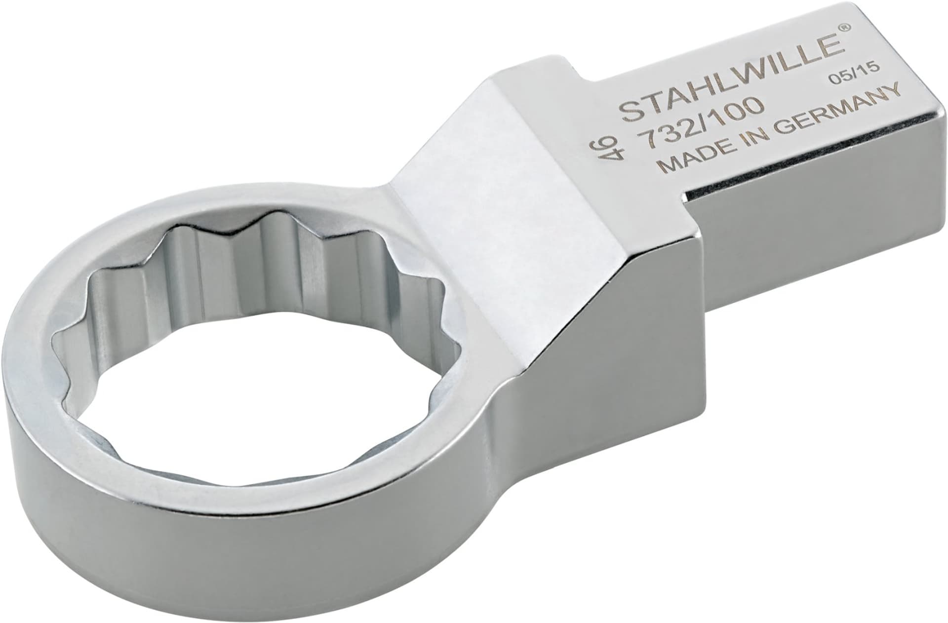 

Końcówka wtykowa oczkowa 9x12mm 11/16" do kluczy dynamometrycznych STAHLWILLE