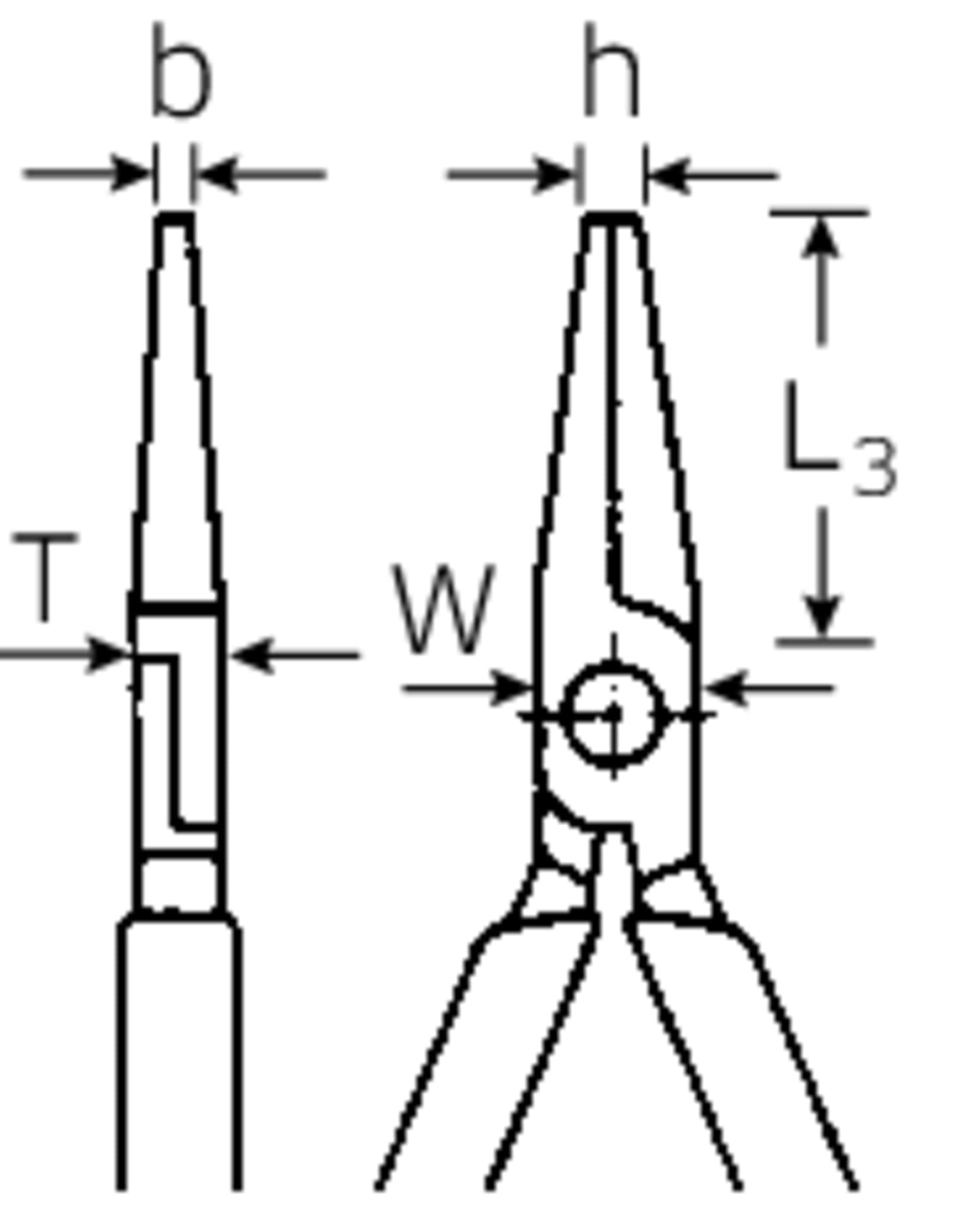 

Szczypce regulowane płaskie zaostrzone L=140mm; chrom./powl. STAHLWILLE