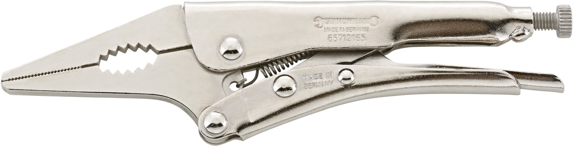 

Szczypce zaciskowe Langbeck L=165mm (rozw.23mm) z dł.szczękami STAHLWILLE, Rozw.23mm) z dł.szczękami stahlwill