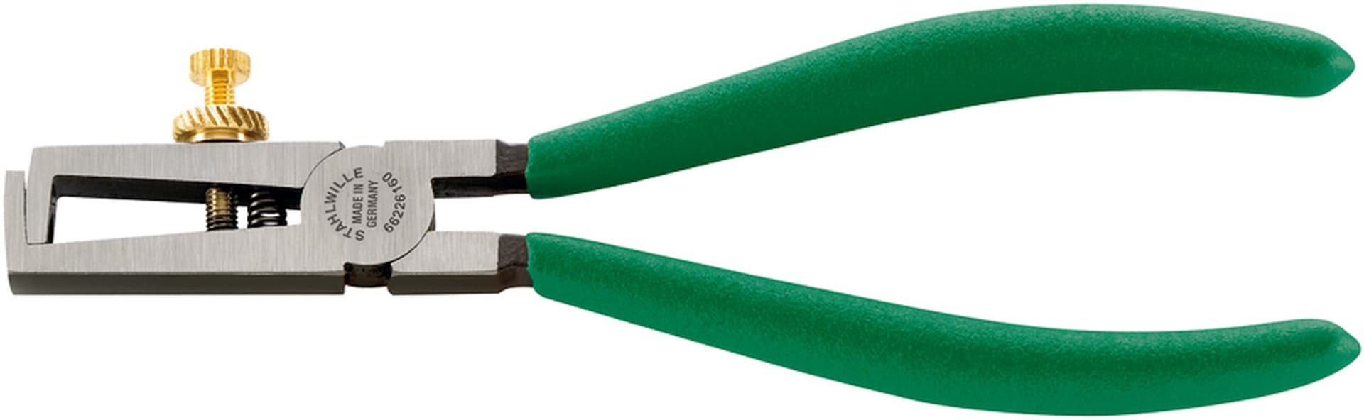 

Szczypce do ściągania izolacji (do 5mm) L=160mm; ze śrubą regul.; polerowane, rękojeść PCV STAHLWILLE, Do 5mm) l=160mm;ze śrubą regul.;polerowane/rękojeść pcv stahlwill