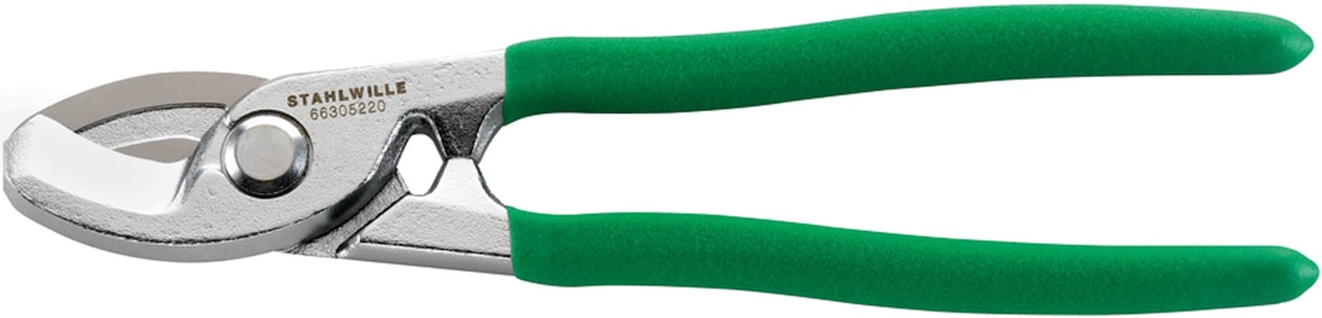 

Nożyce do cięcia kabli L=220mm; chrom./powl. STAHLWILLE