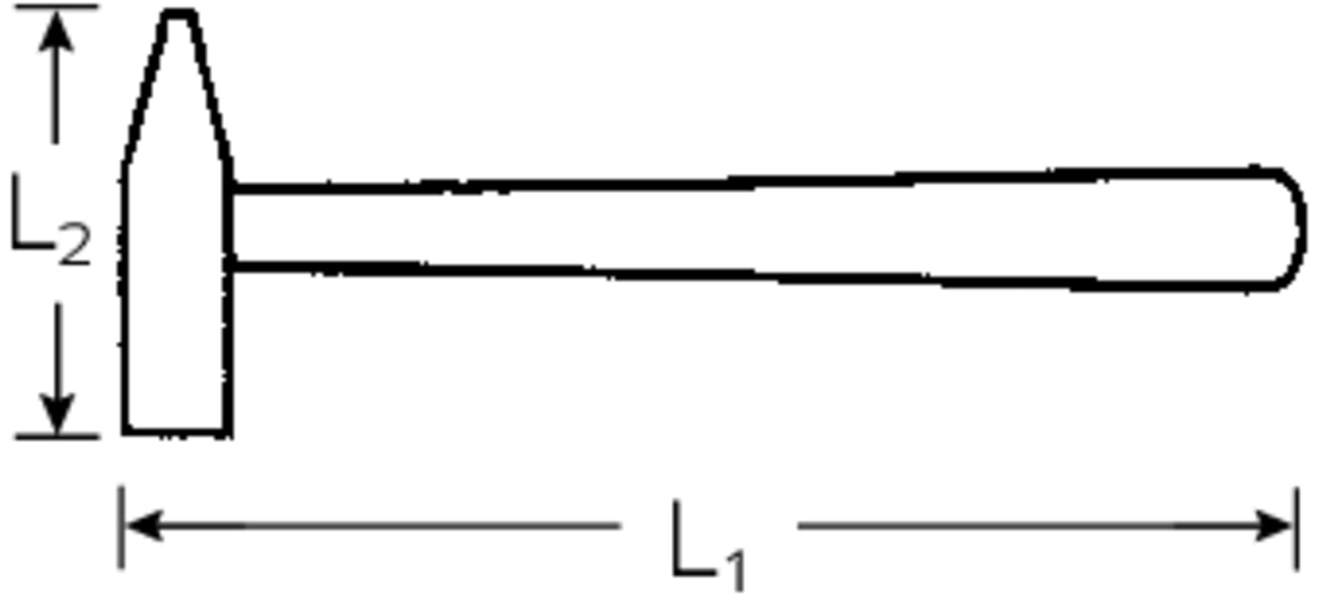 

Młotek inżynierski 2 lb. STAHLWILLE