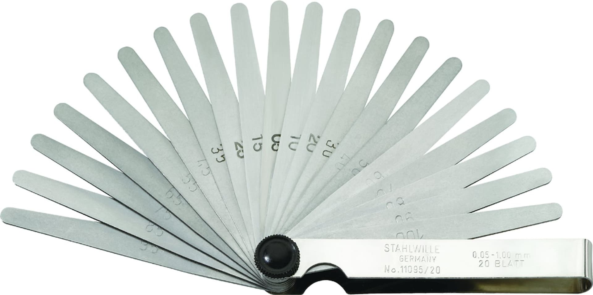 

Zestaw szczelinomierzy 20szt. 0,05 -1,00 mm STAHLWILLE