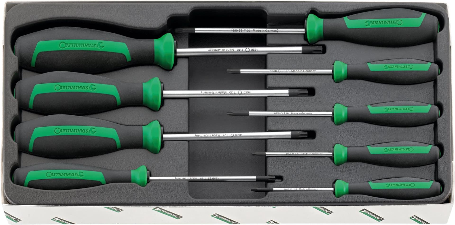 

Zestaw wkrętaków typu TORX, 9-częściowy T8-T40, DRALL+ STAHLWILLE