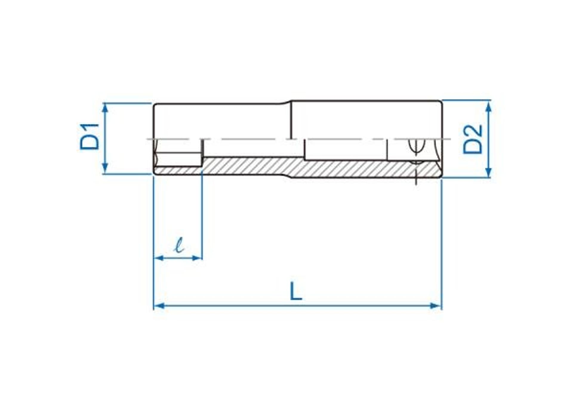 

NASADKA DŁUGA GWIAZDKOWA 3/8" E-TORX E10 x 63mm, Cr-V King Tony