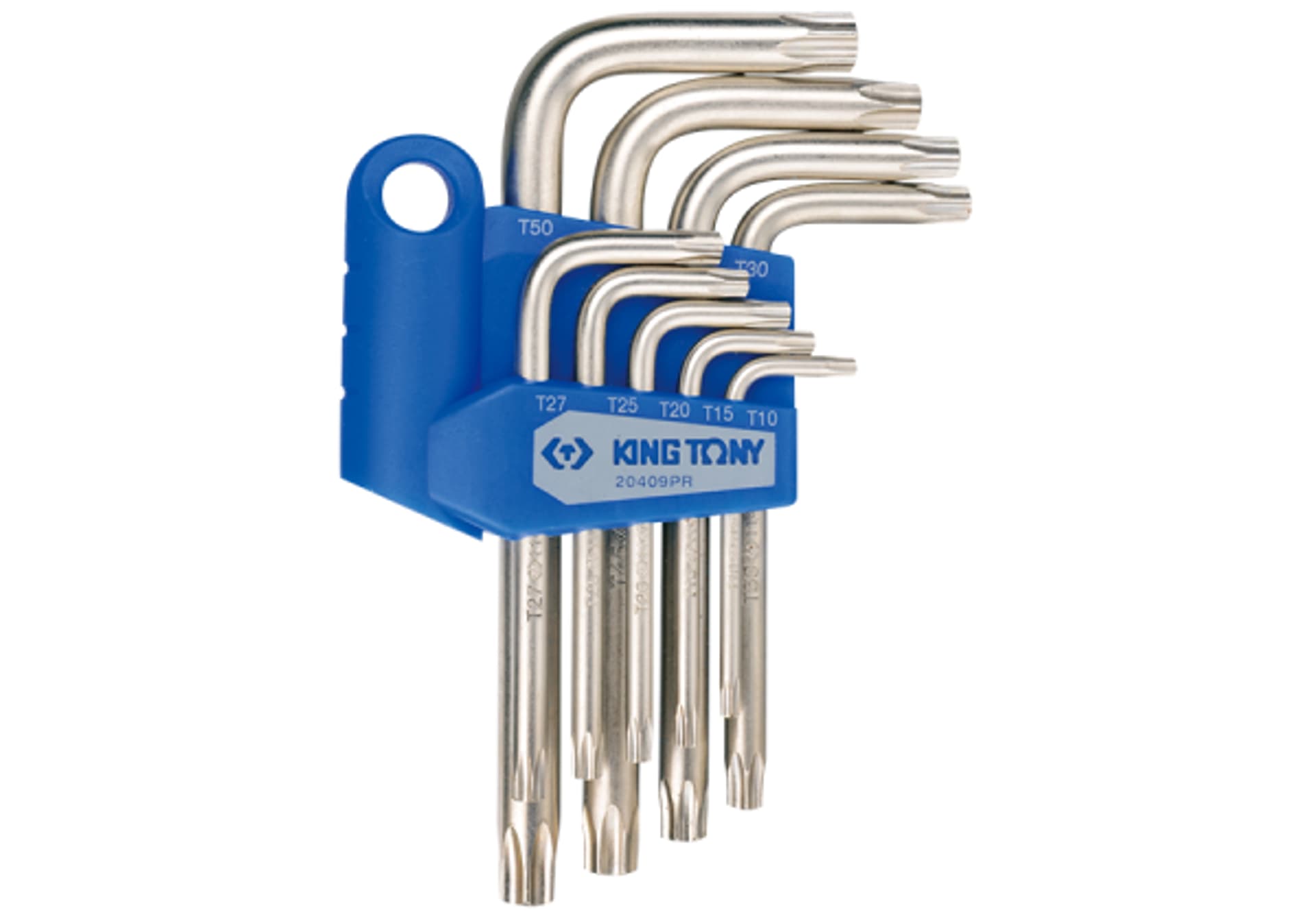 

ZESTAW IMBUSÓW 9 szt. 1147 - TORX Z OTWOREM T10 - T50 King Tony