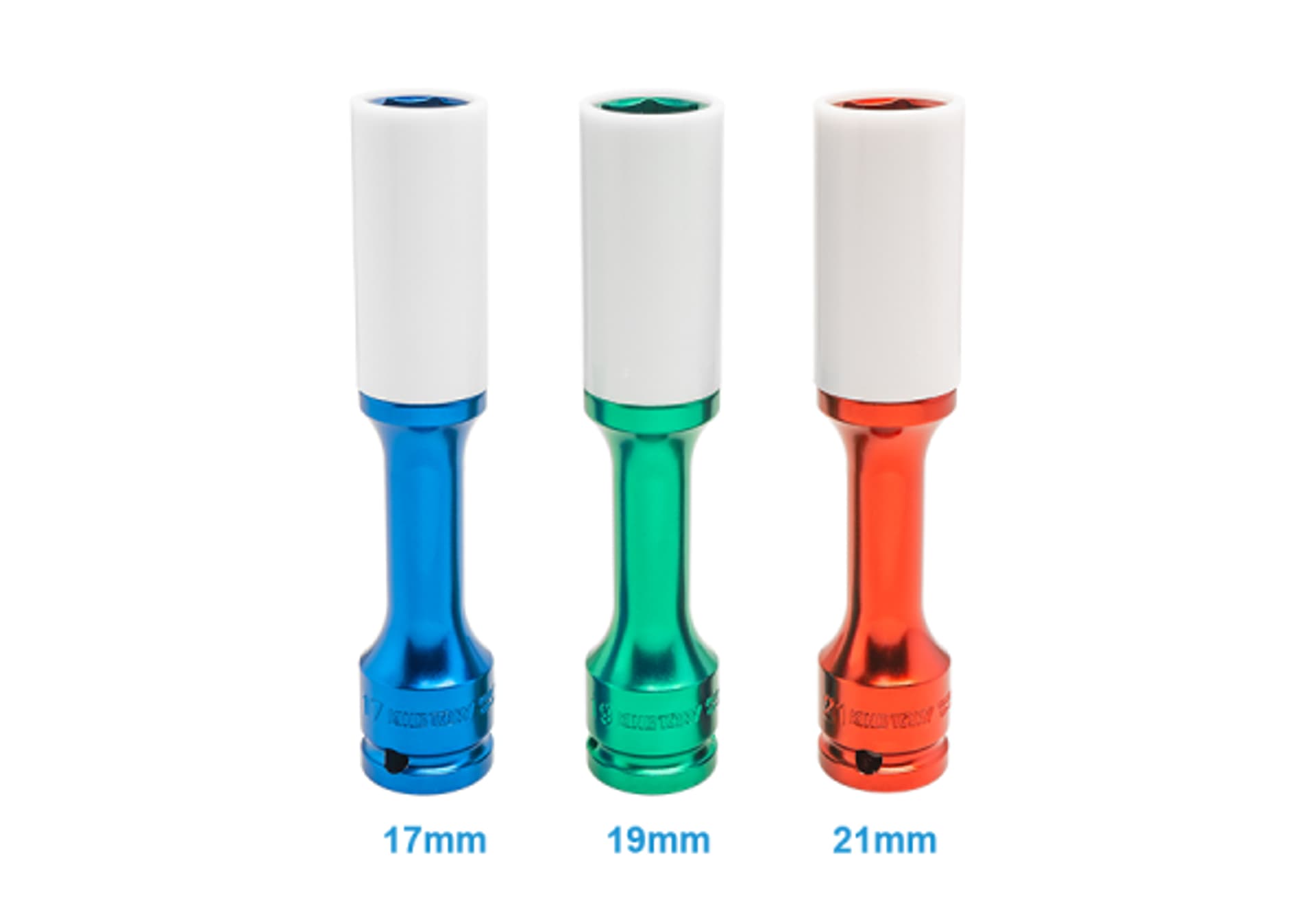 

NASADKA DŁUGA UDAROWA CIENKOŚCIENNA Z TULEJĄ ZABEZPIECZAJĄCĄ 1/2" 21mm x 150mm, 6-kąt, DO ALUFELG King Tony