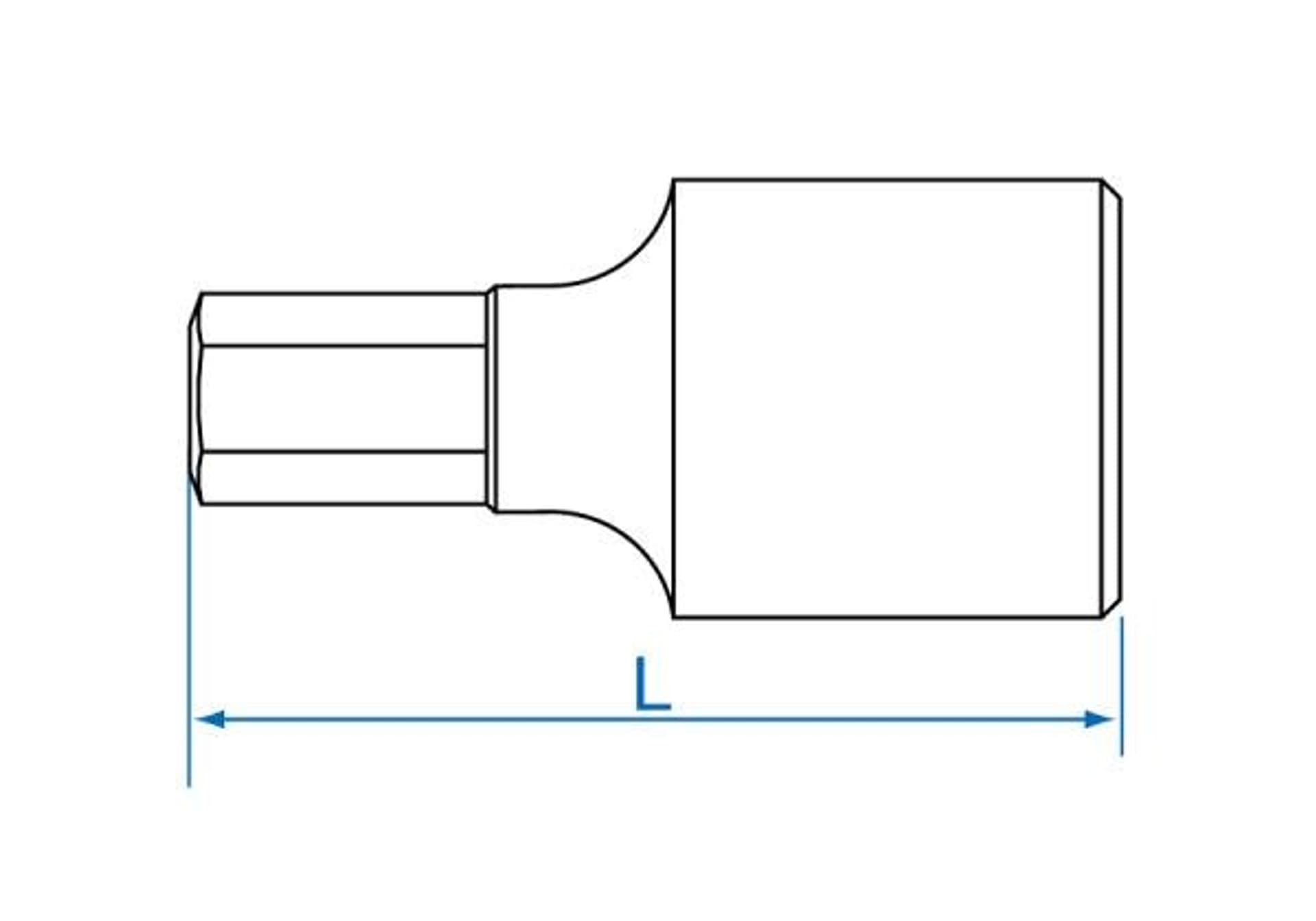 

NASADKA 1/4" Z KOŃCÓWKĄ HEX 1/4" x 25mm King Tony