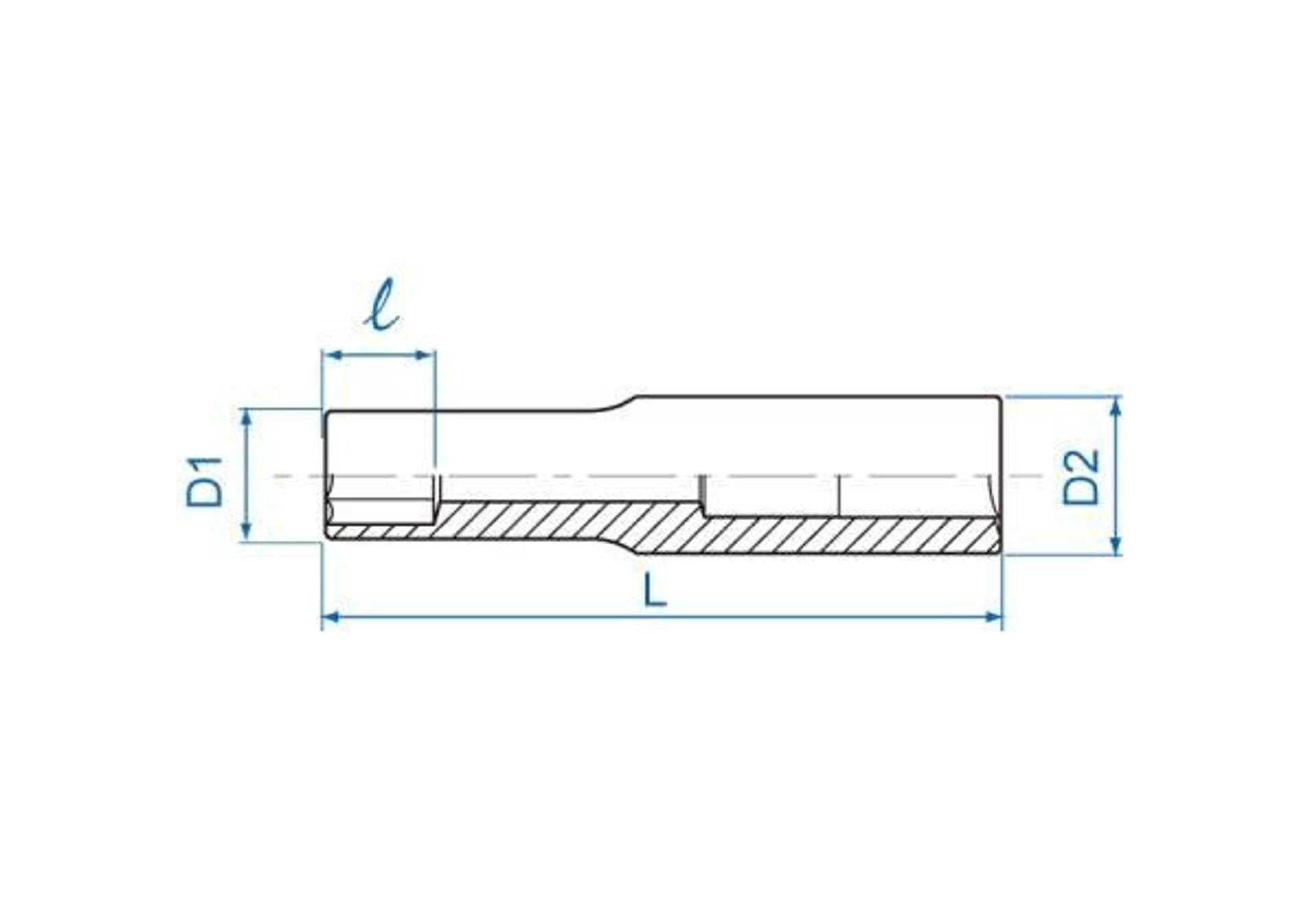 

NASADKA DŁUGA GWIAZDKOWA 1/4" E-TORX E4 x 50mm, Cr-V King Tony