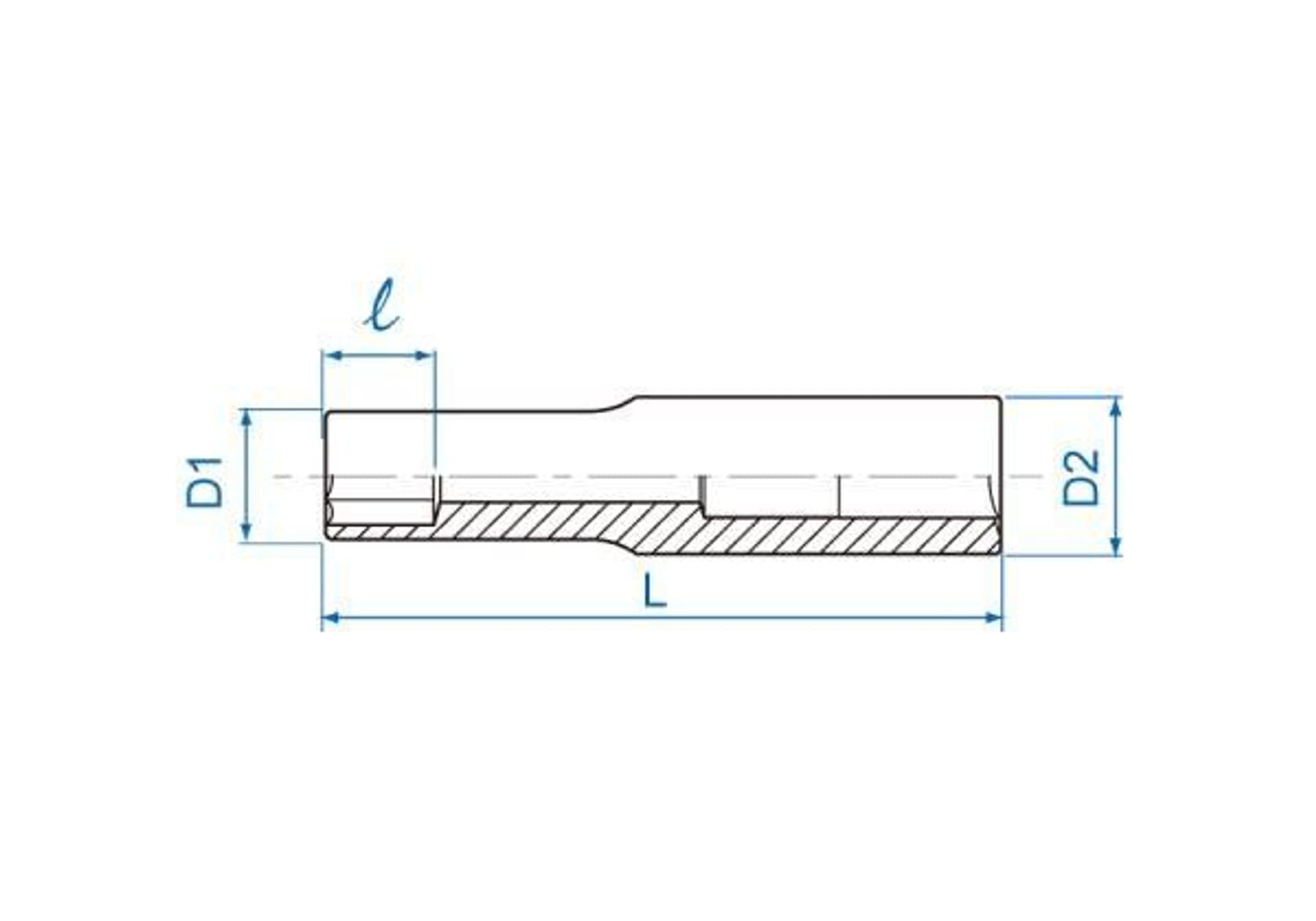 

NASADKA DŁUGA GWIAZDKOWA 1/4" E-TORX E6 x 50mm, Cr-V King Tony