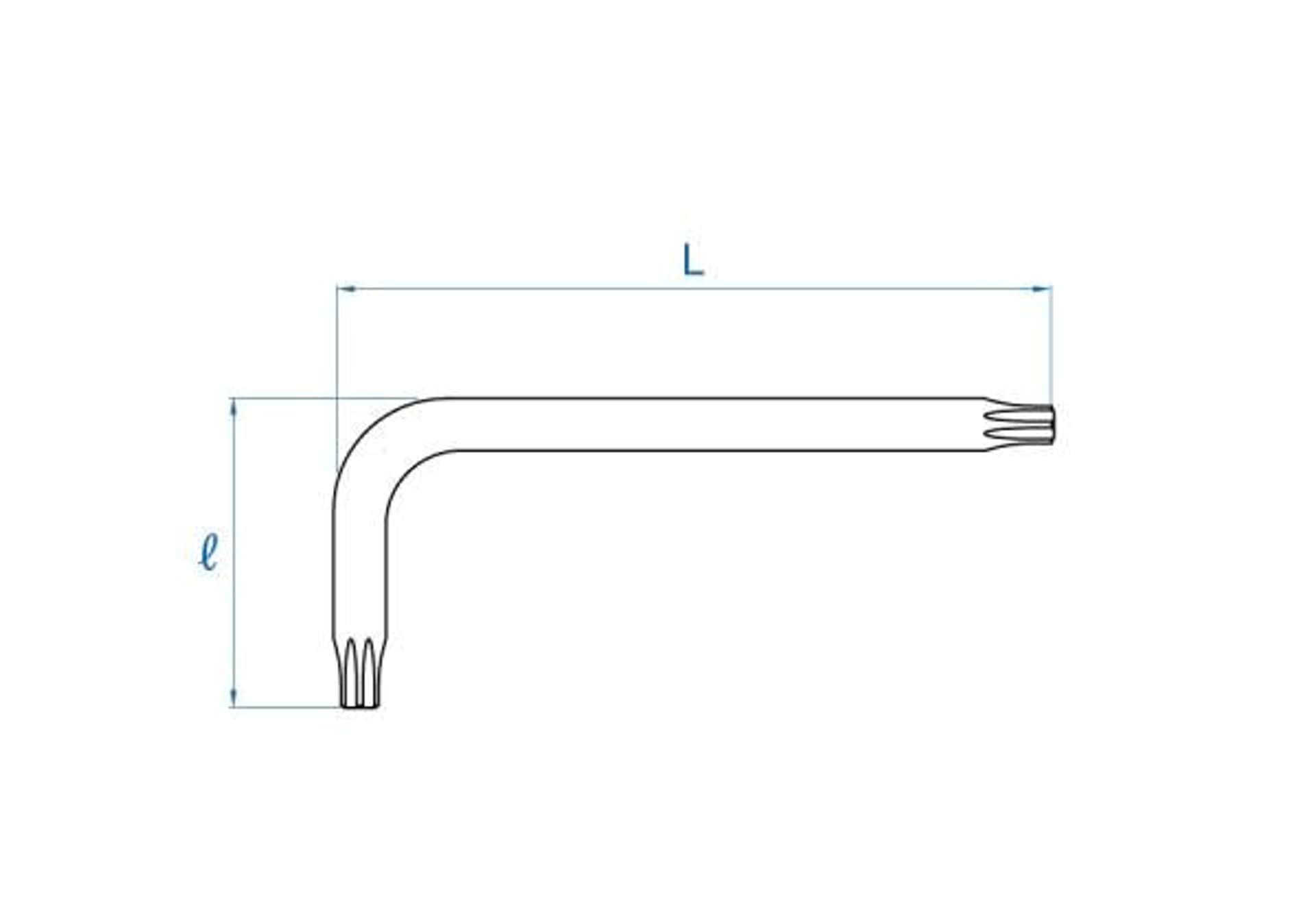 

IMBUS TORX Z OTWOREM T40 x 96,5mm King Tony