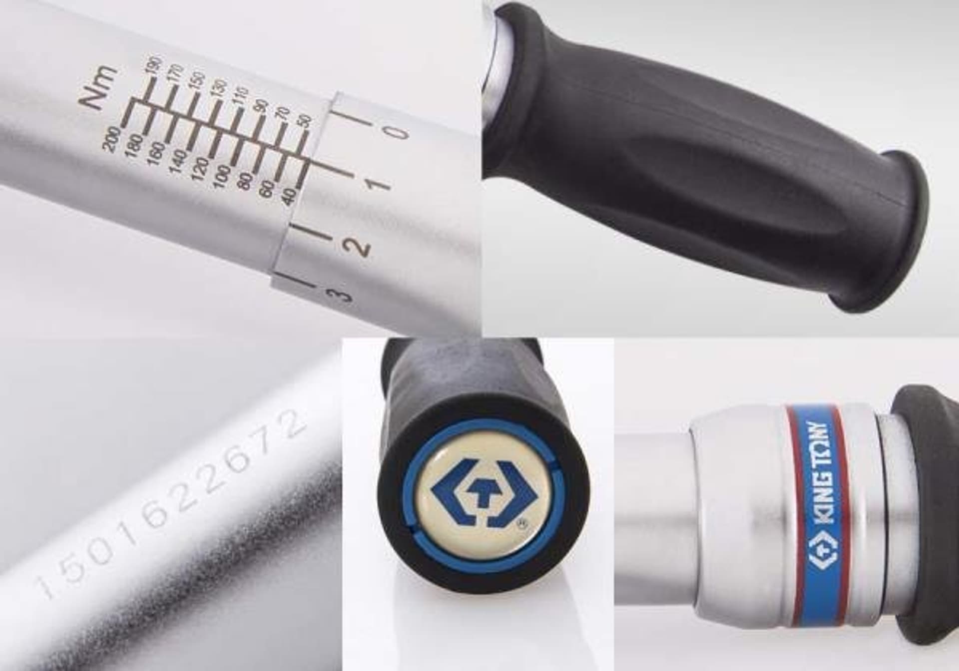 

KLUCZ DYNAMOMETRYCZNY 1/2" Z PRZYCISKIEM 60 - 340 Nm King Tony