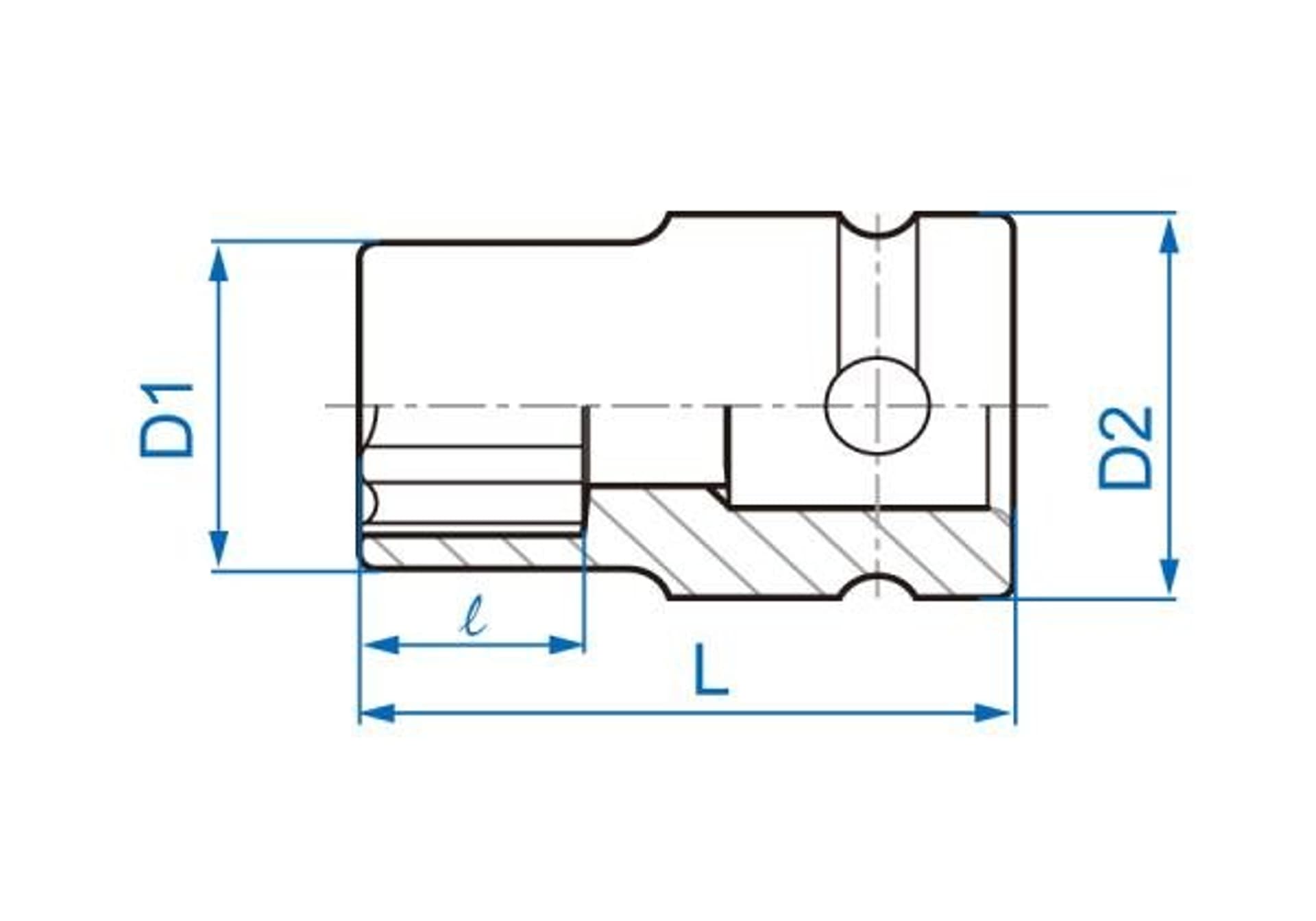 

NASADKA KRÓTKA UDAROWA GWIAZDKOWA 3/4" E26 x 60mm King Tony