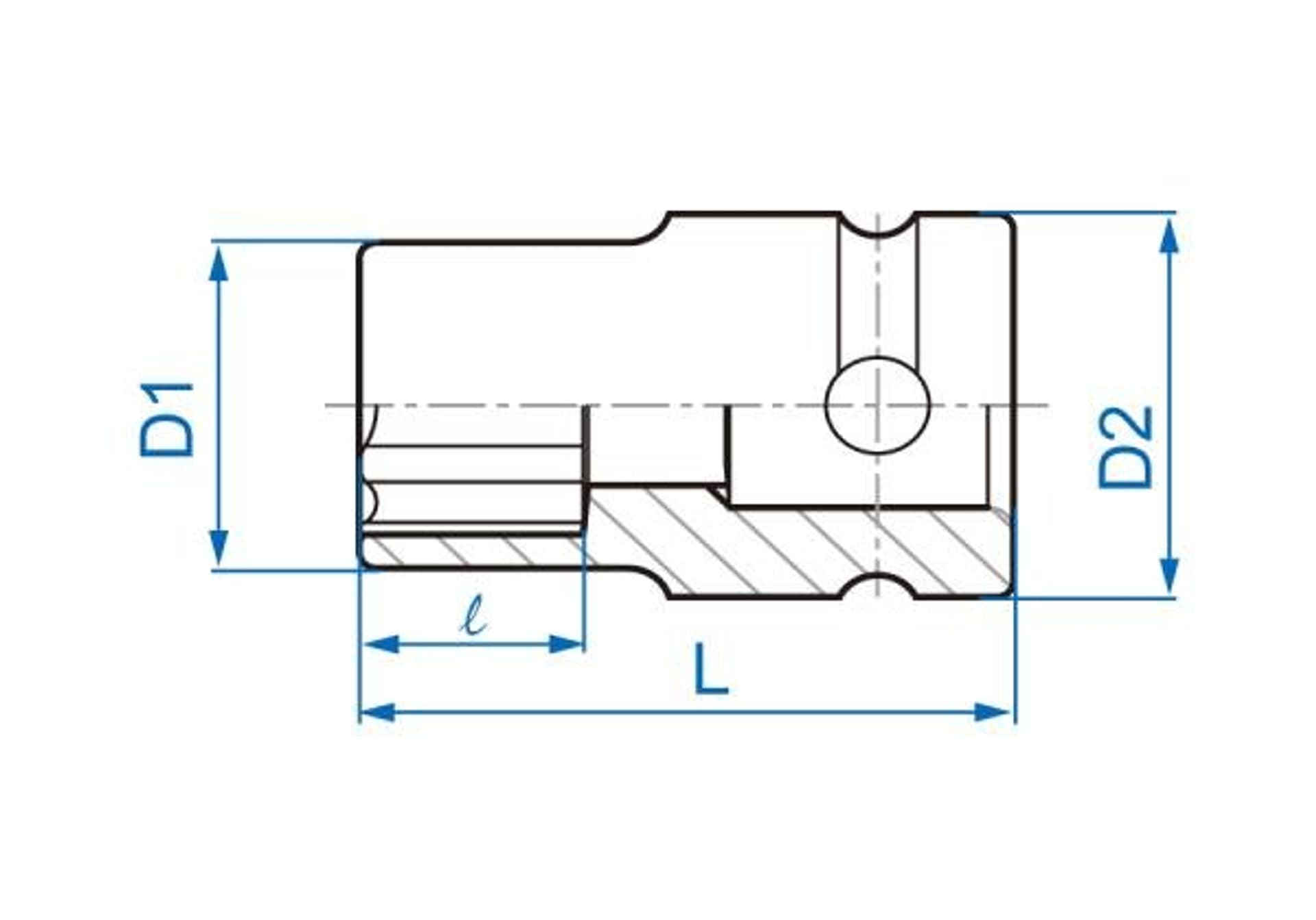 

NASADKA KRÓTKA UDAROWA GWIAZDKOWA 3/4" E32 x 65mm King Tony