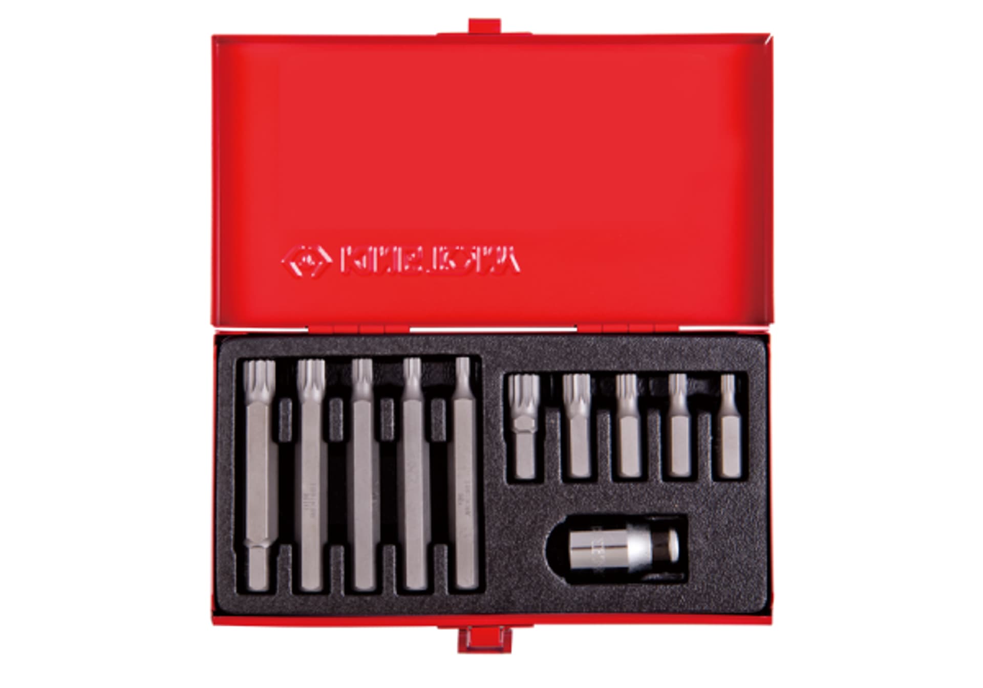 

ZESTAW BITÓW 10mm SPLINE M5 - M12, 11 części King Tony