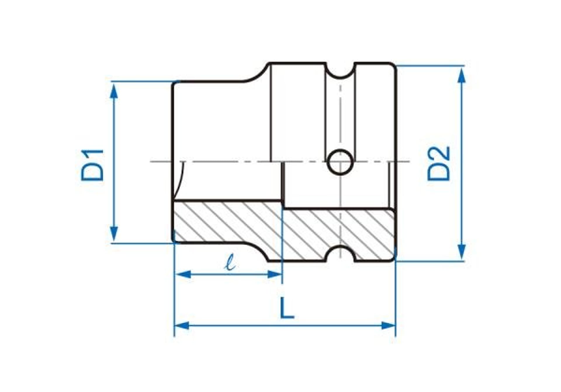 

NASADKA DŁUGA UDAROWA 1" 21mm x 60mm, 4-kąt, DO OSI TYLNEJ King Tony