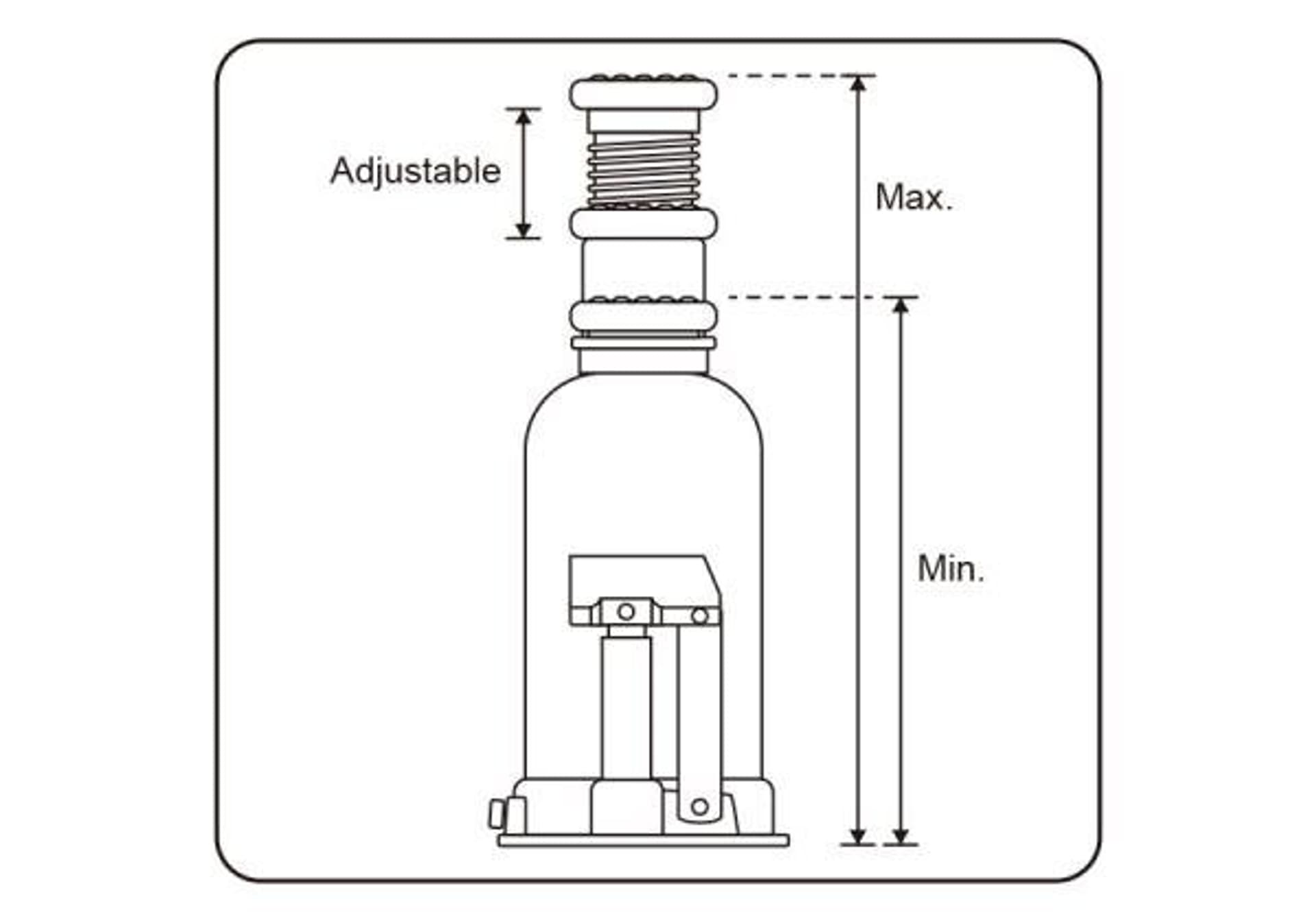 

PODNOŚNIK HYDRAULICZNY SŁUPKOWY 10T, ZAKRES 225 - 440mm King Tony