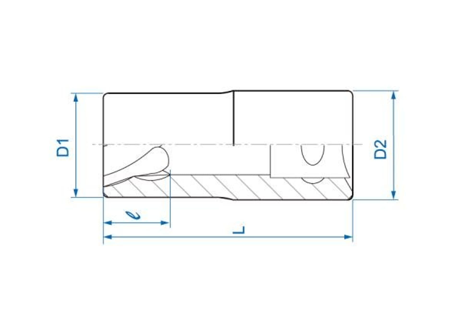 

NASADKA 1/2" DO USZKODZONYCH ŚRUB M12 King Tony