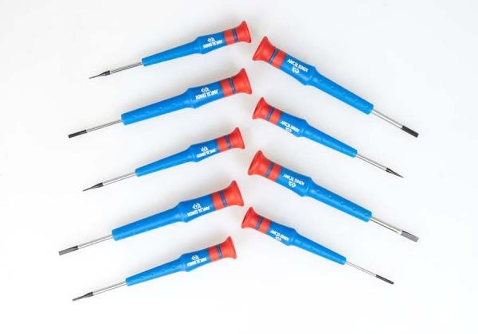 

ZESTAW WKRĘTAKÓW PRECYZYJNYCH 9cz. PŁASKIE 0,8- 4,0x 40mm, PUDEŁKO King Tony