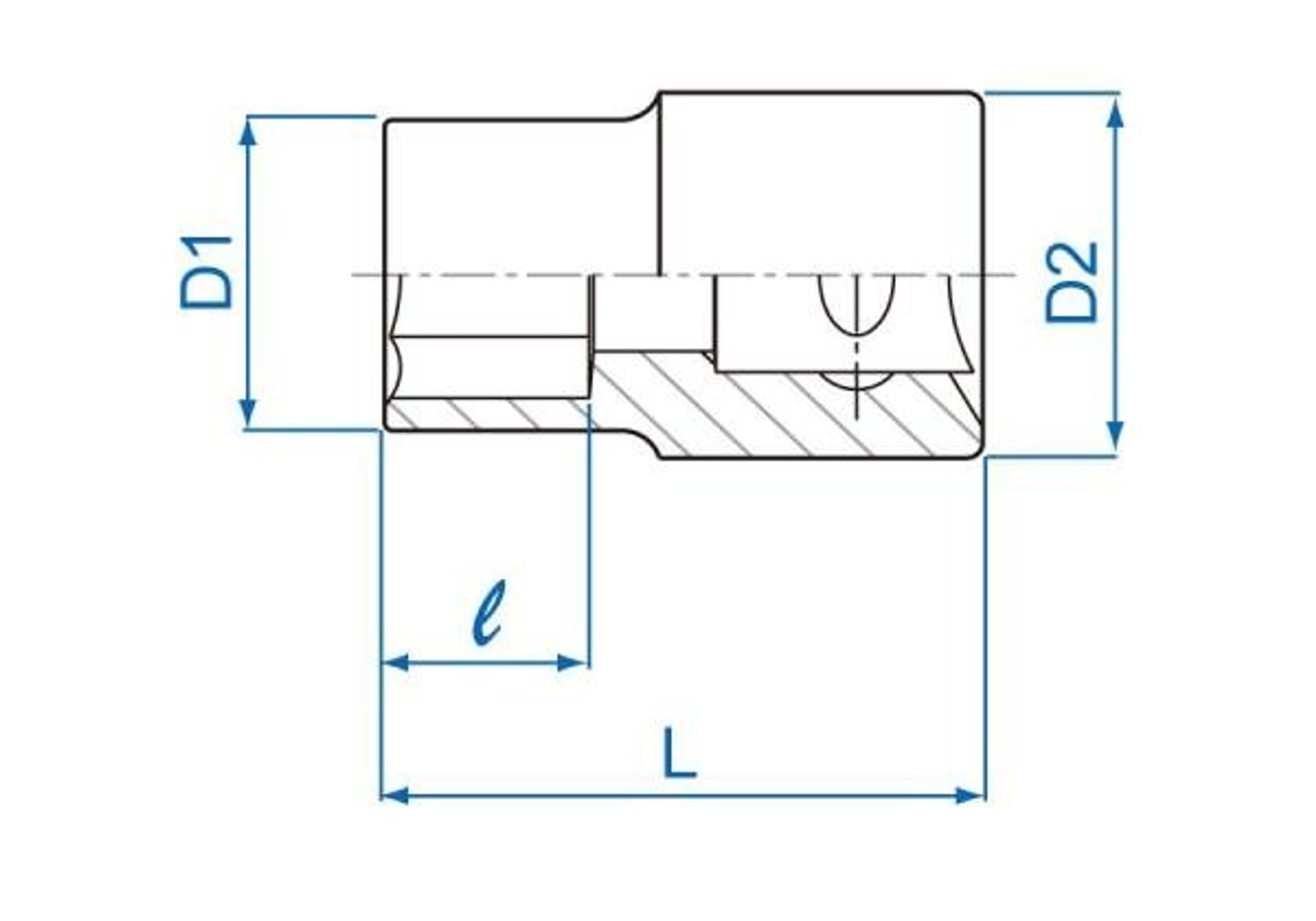 

NASADKA KRÓTKA GWIAZDKOWA 1/2" E12 x 37mm Cr-v King Tony