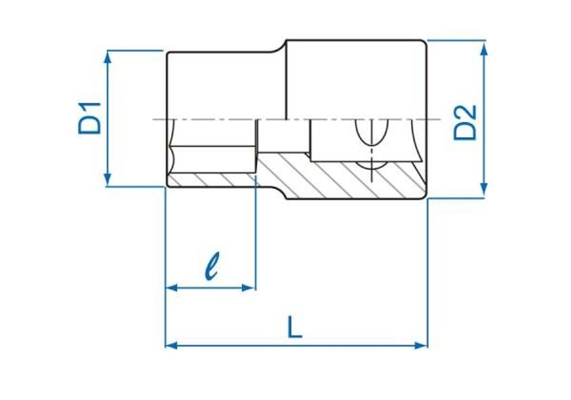 

NASADKA KRÓTKA GWIAZDKOWA 1/2" E24 x 39mm Cr-v King Tony