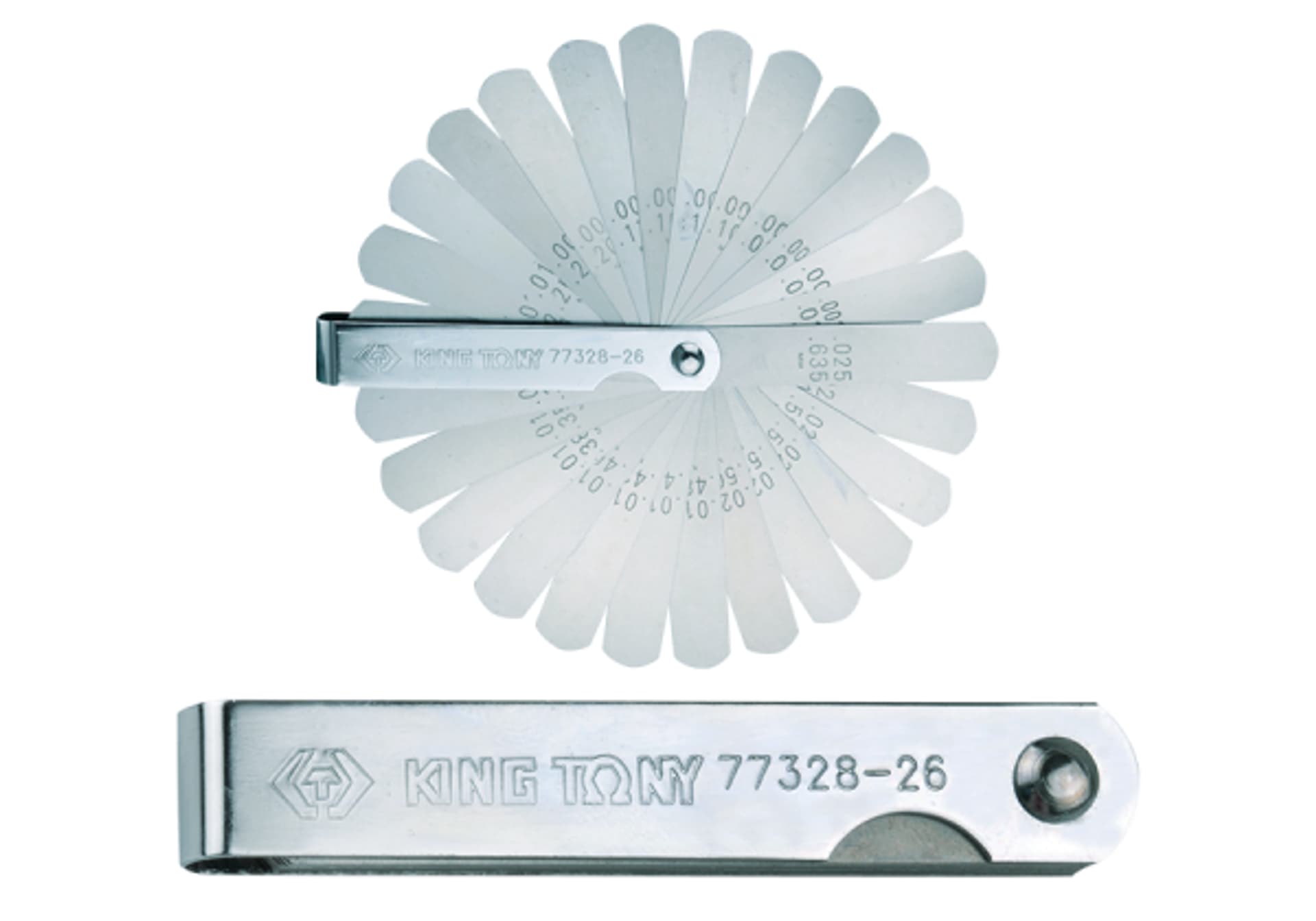 

SZCZELINOMIERZE 26 SZT. 0.0015" - 0.025" 1/2" x 3” King Tony