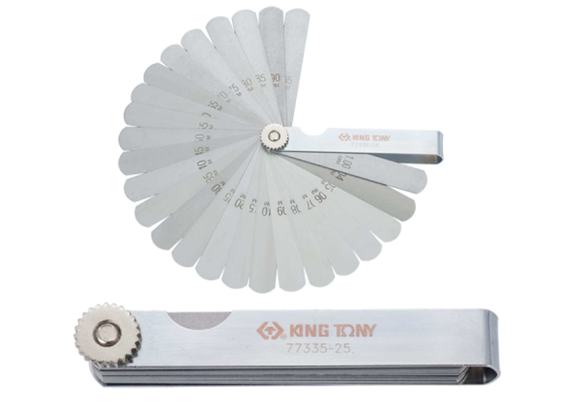 

SZCZELINOMIERZE 25 SZT. 0.04 - 1.00mm 13x85mm King Tony