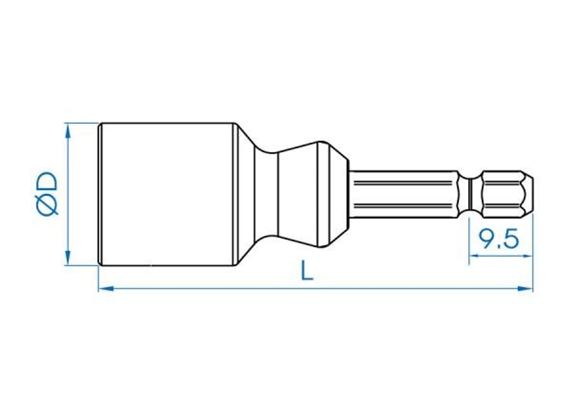 

NASADKA DO PRĘTÓW GWINTOWANYCH 5mm DO WKRĘTAREK 1/4" x 66mm (ZAKRES 4.6 - 5.0mm) King Tony, Zakres 4.6 - 5.0mm) king ton