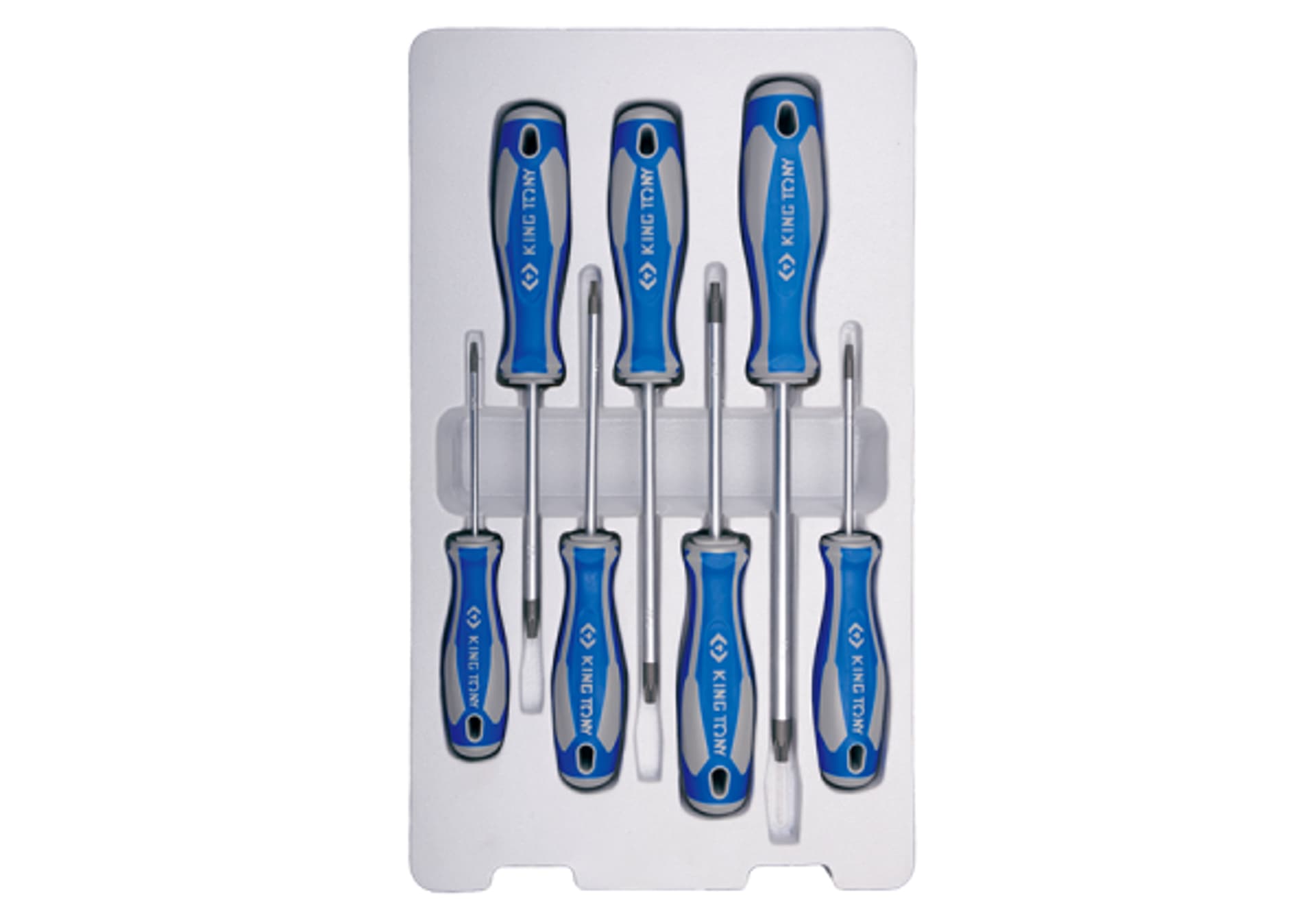 

ZESTAW WKRĘTAKÓW 7 cz. TORX Z OTWOREM T10, T15, T20, T25, T27, T30, T40 King Tony