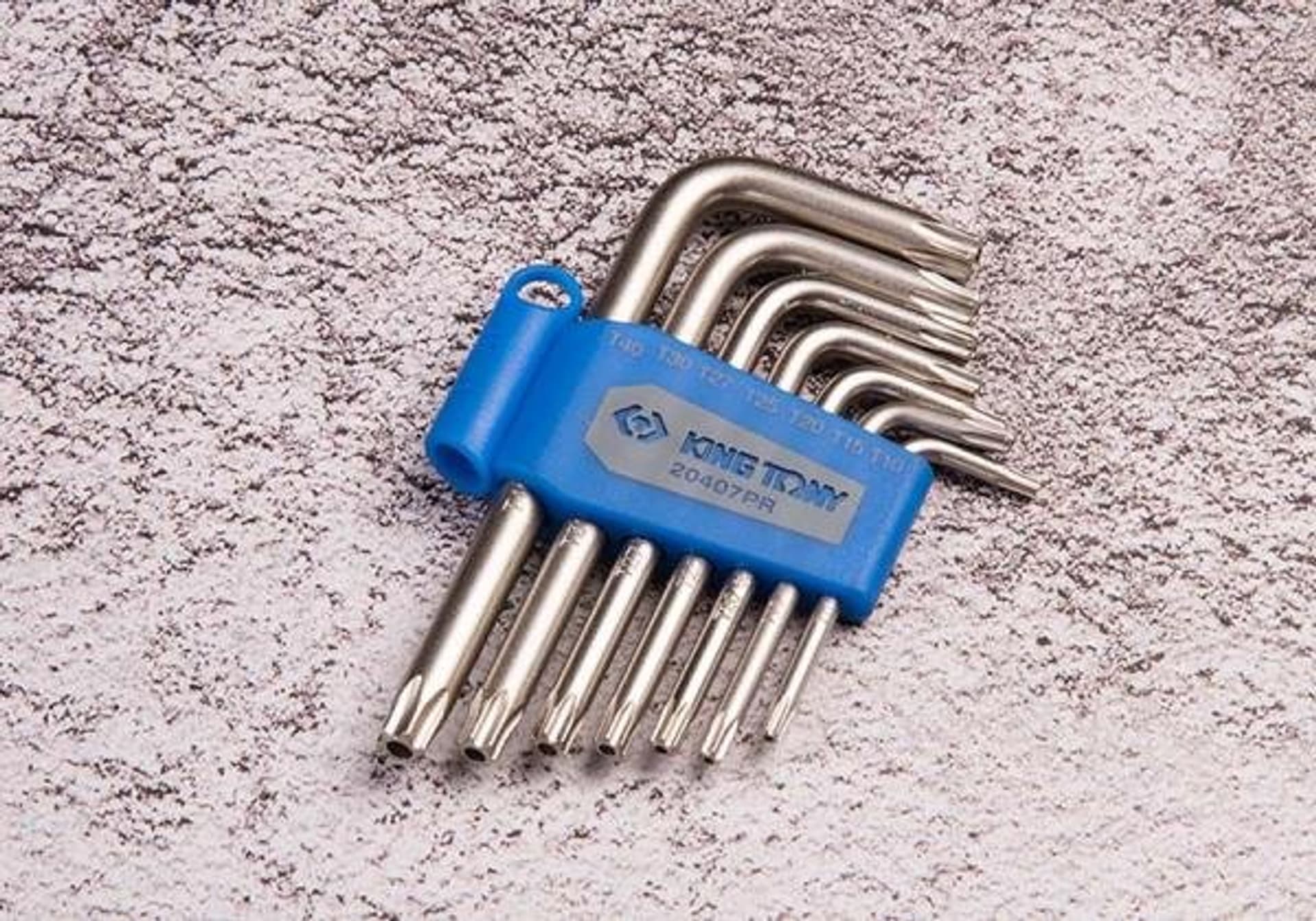 

ZESTAW IMBUSÓW 7 szt. 1147 - TORX Z OTWOREM T10 - T40 King Tony