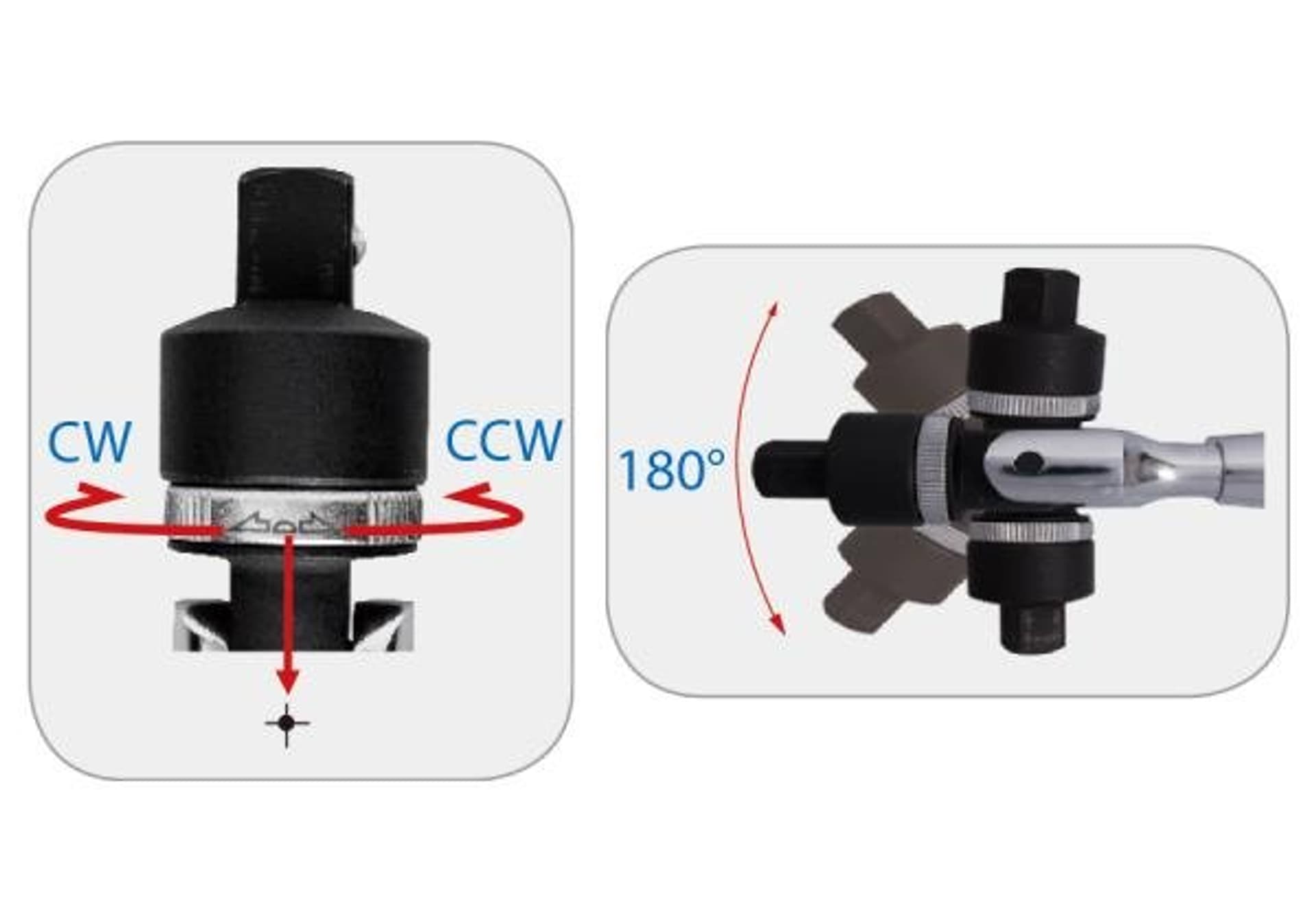 

PRZEGUBOWA GRZECHOTKA TELESKOPOWA 3/4" 24 ZĘBY 610mm - 960mm CHROM, UCHWYT GUMOWY King Tony