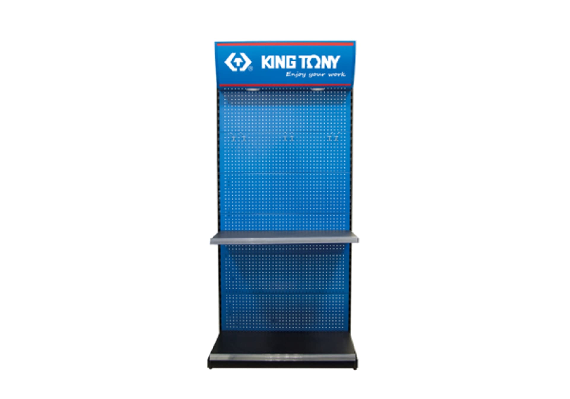 

REGAŁ EKSPOZYCYJNY Z PODŚWIETLENIEM "KING-TONY" 1000 x 500 x 2200mm King Tony