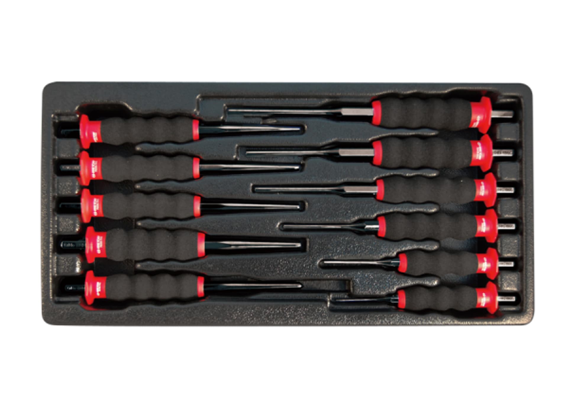 

ZESTAW 11cz. PUNKTAK 6mm, WYBIJAKI 2 - 8mm, POBIJAKI 4 - 8mm, WKŁAD DO WÓZKA King Tony