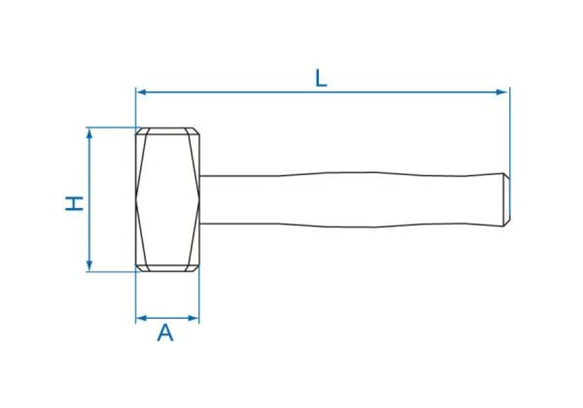 

MŁOTEK KOWALSKI 1000g 256mm King Tony