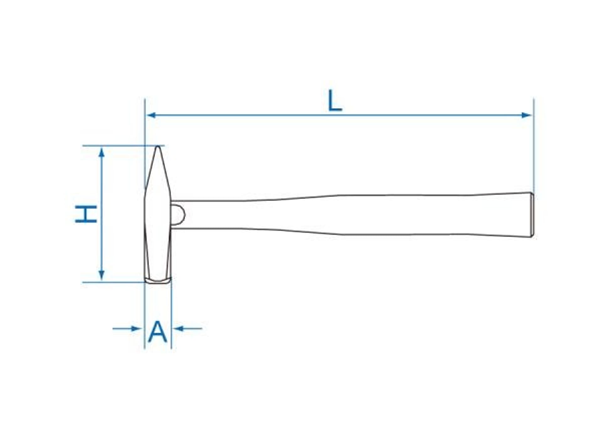 

MŁOTEK TYP NIEMIECKI 395g 300mm King Tony