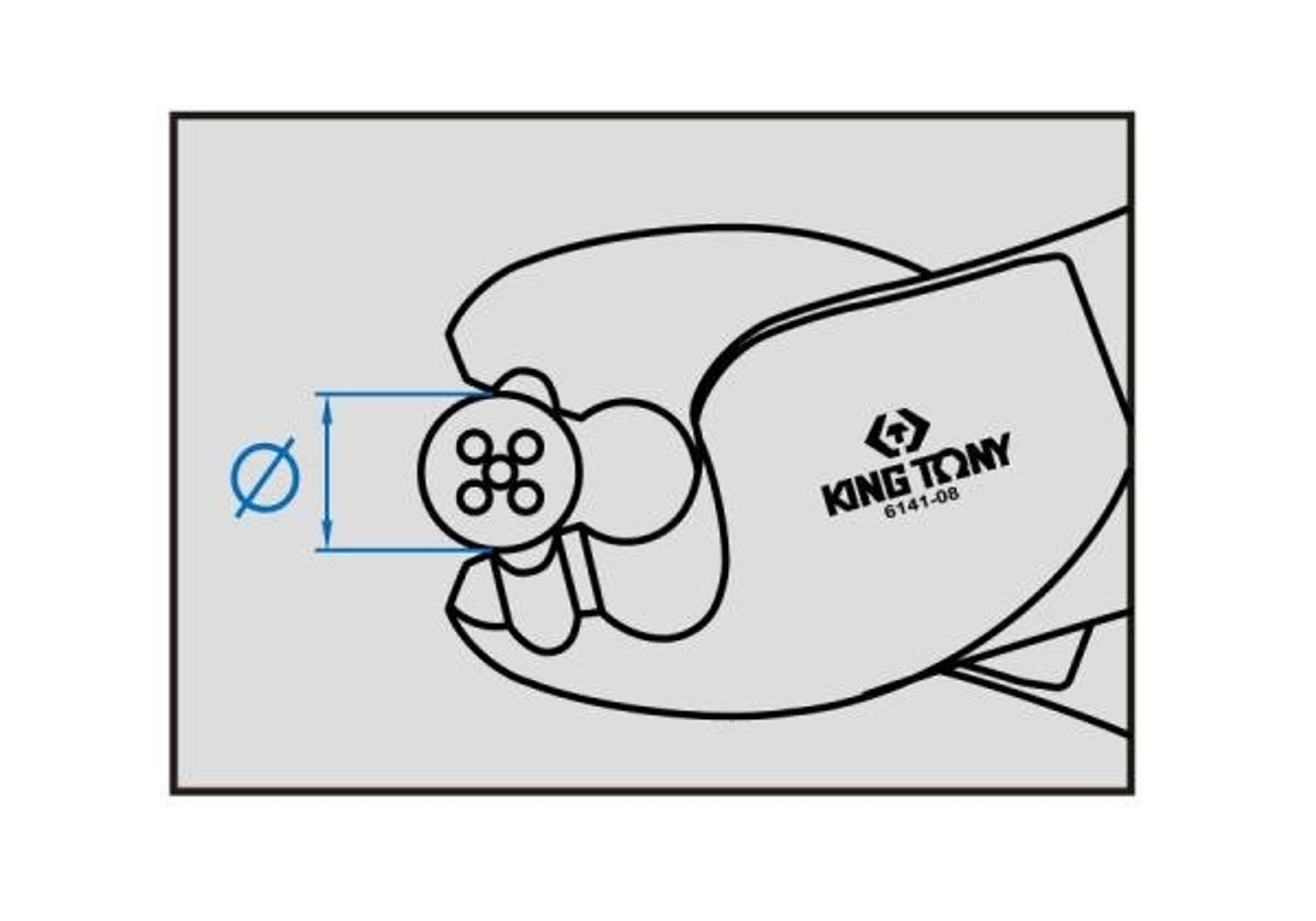 

SZCZYPCE TNĄCE DO KABLI ŚR. 9.2mm, DŁUGOŚĆ 212mm King Tony