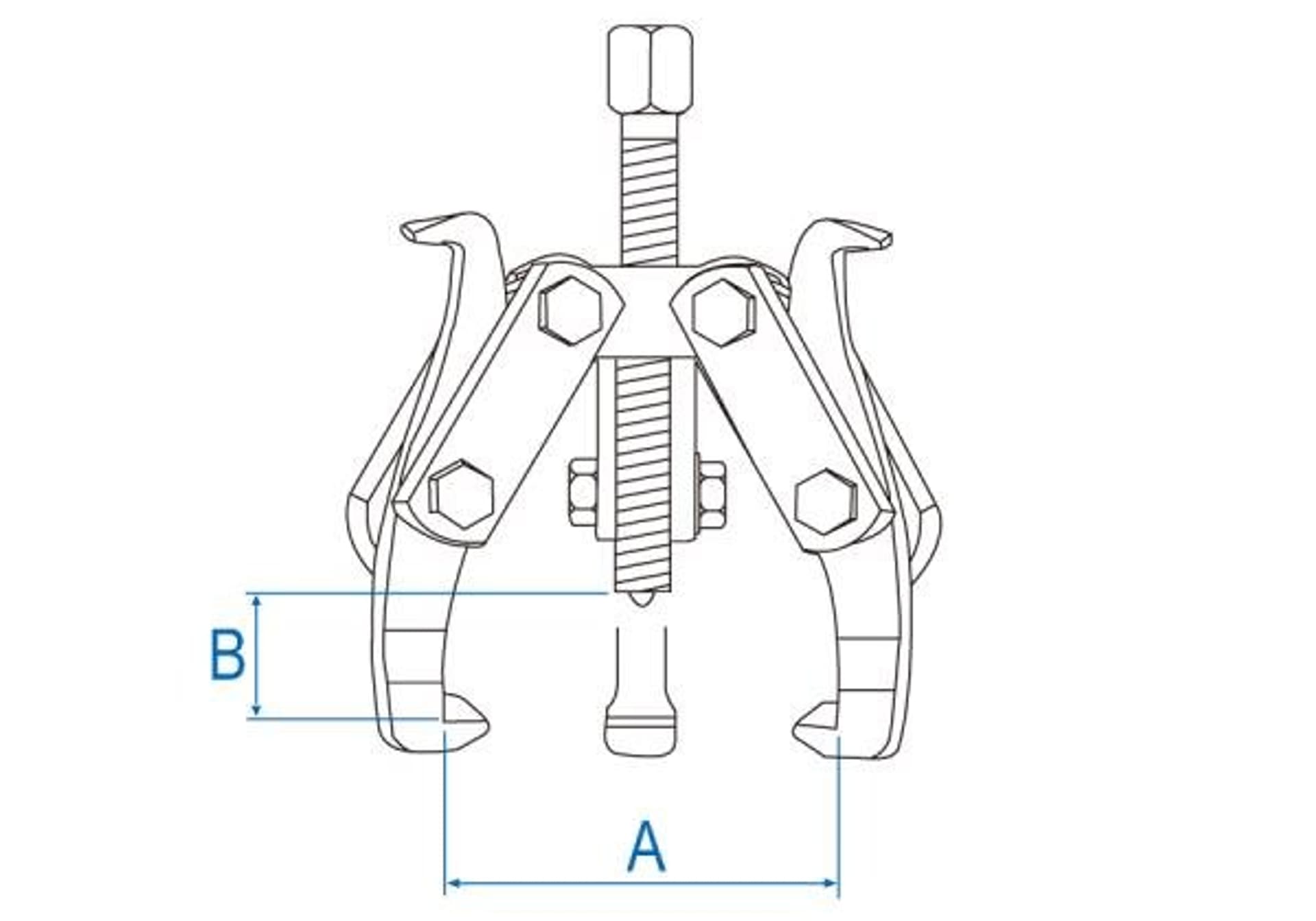 

ŚCIĄGACZ DO ŁOŻYSK 3-RAMIENNY 12” King Tony