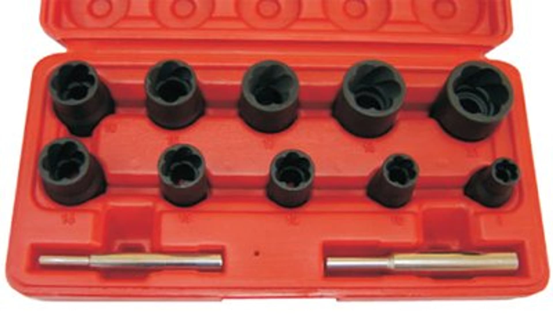 

ZESTAW NASADEK UDAROWYCH 3/8" (8, 10, 12, 13mm) ORAZ 1/2" (14, 15, 16, 17, 19, 21mm) DO USZKODZONYCH ŚRUB, 14/15/16/17/19/21mm) do uszkodzonych śru