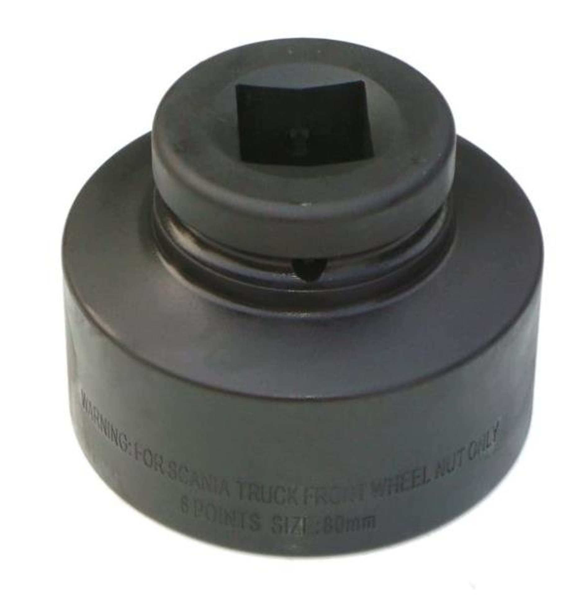 

NASADKA 1", 8-KĄTNA, 80mm DO NAKRĘTKI PRZEDNIEGO KOŁA SCANIA H.C.B