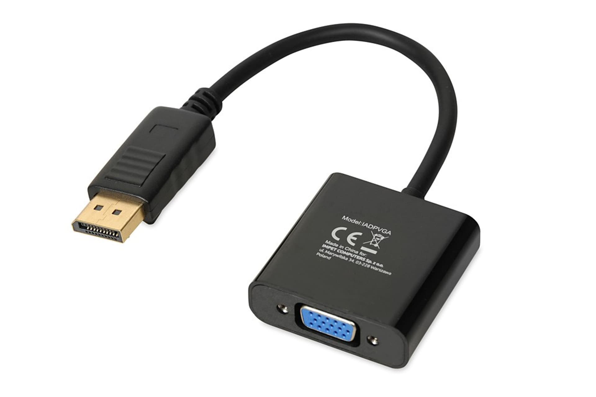 

IBOX ADAPTER IADPVGA DISPLAYPORT TO VGA