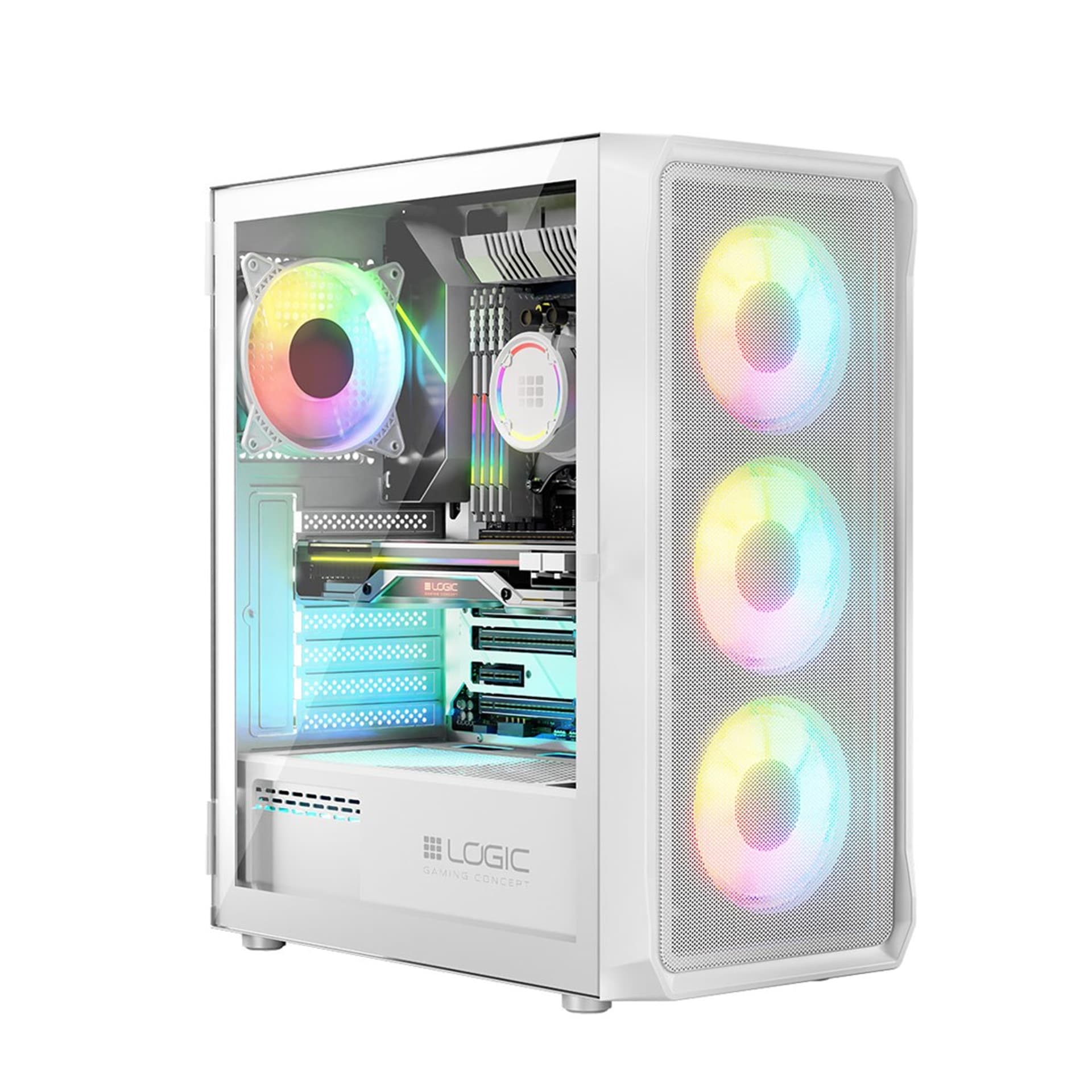 

LOGIC OBUDOWA PORTOS ARGB MIDI USB 3.0 WHITE